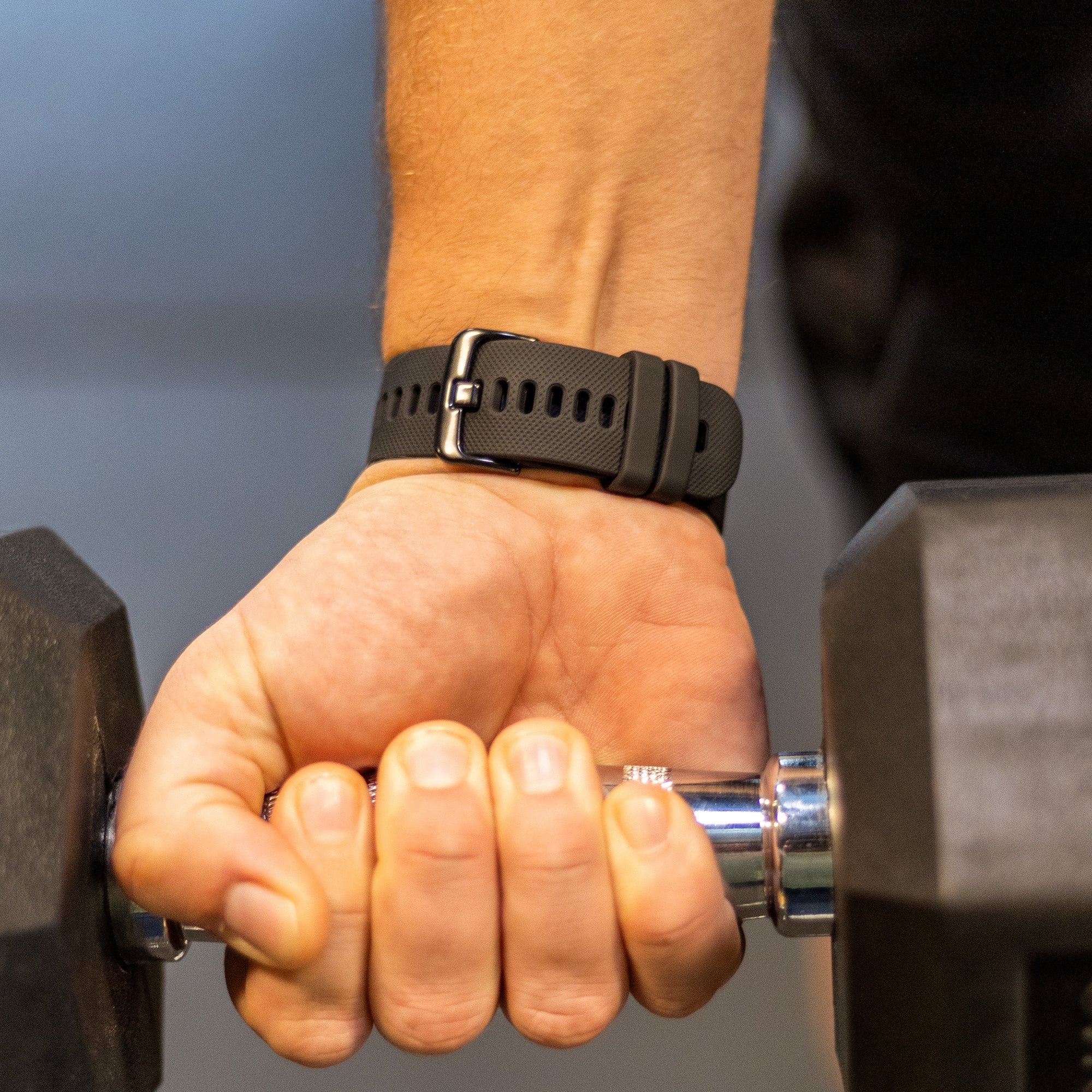 Fossil Gen 6 44mm Premium Silicone Strap (Black)