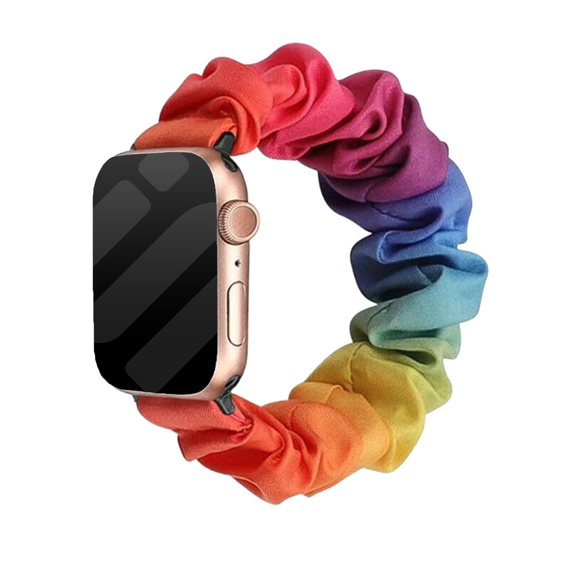 Apple Watch Scrunchie Strap (Rainbow)