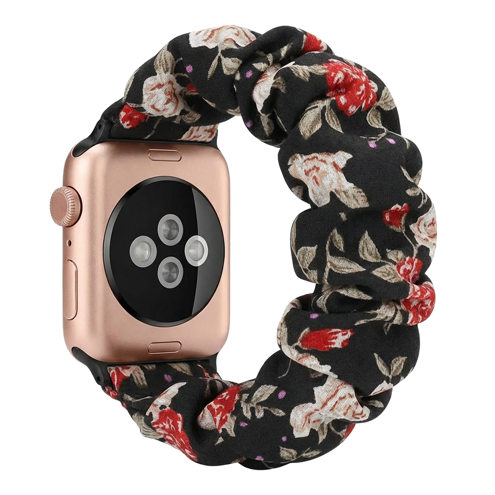 Apple Watch Scrunchie Strap (Flowers)