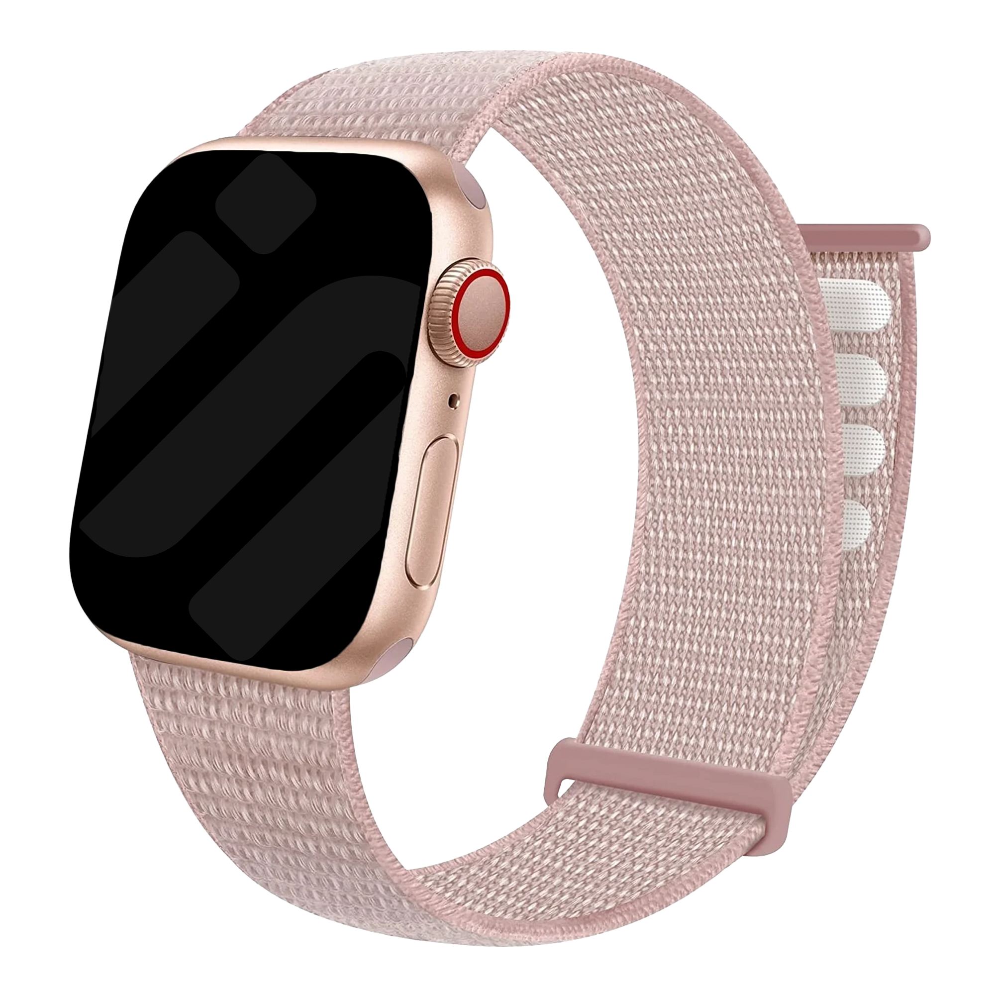 Apple Watch Nylon Loop Strap (Light Pink)