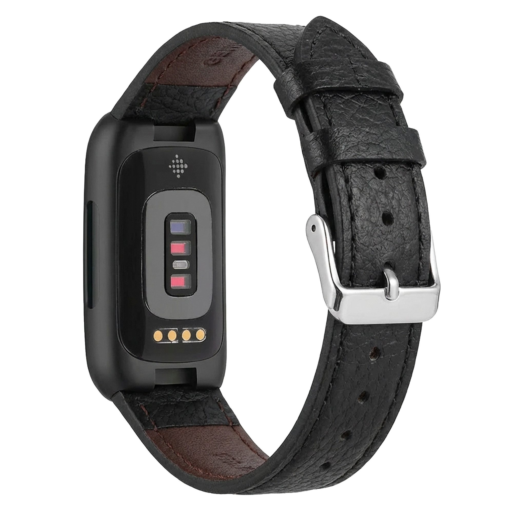 Fitbit Inspire 3 Leather Strap (Black)