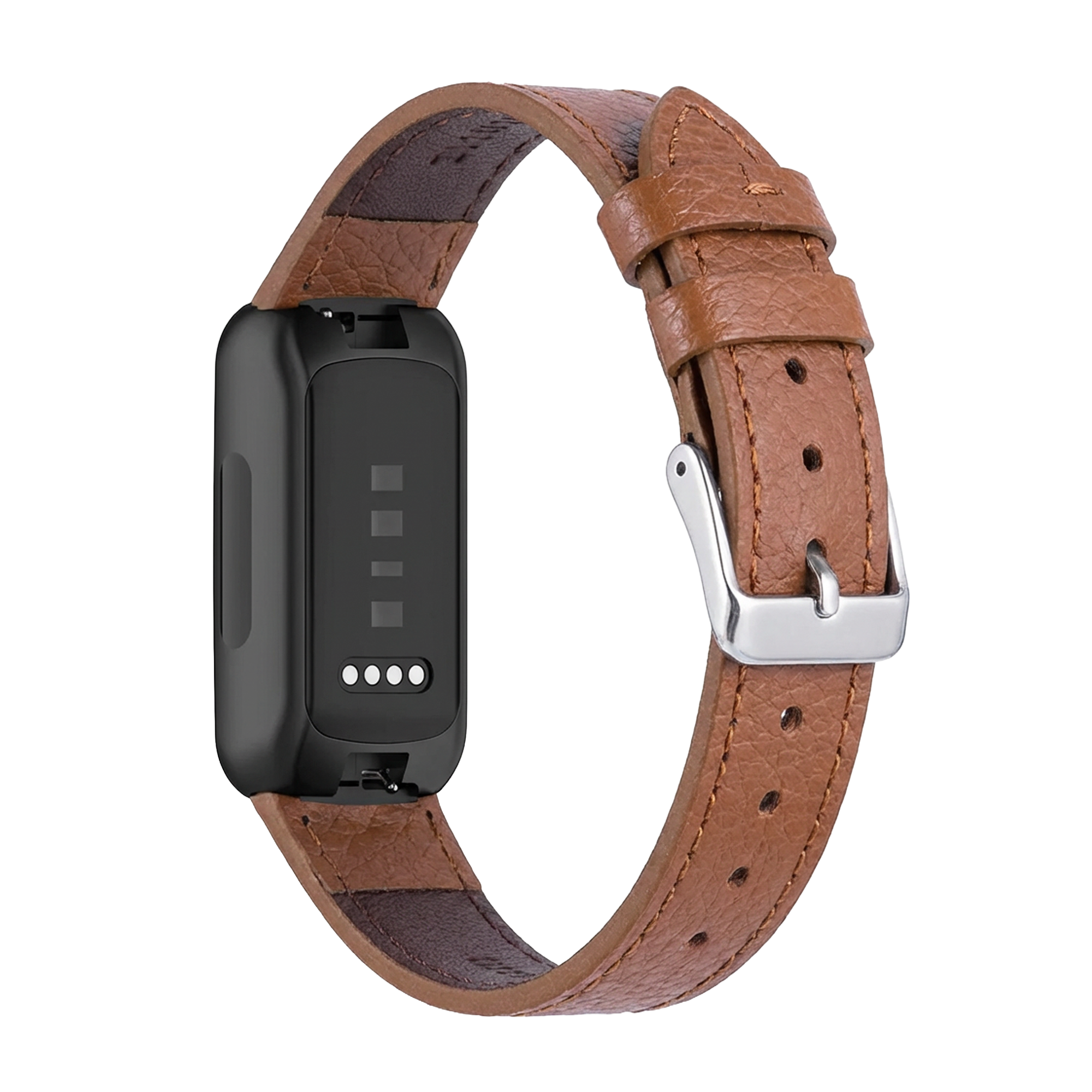 Fitbit Inspire 3 Leather Strap (Brown)