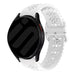 Samsung Galaxy Watch 7 - 40mm Patterned Silicone Strap (White) Samsung Galaxy Watch 7 - 40mm Patterned Silicone Strap (White)