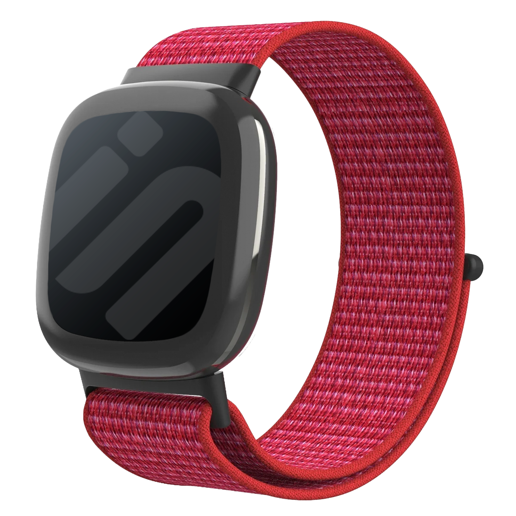 Fitbit Sense 2 Nylon Strap (Red)