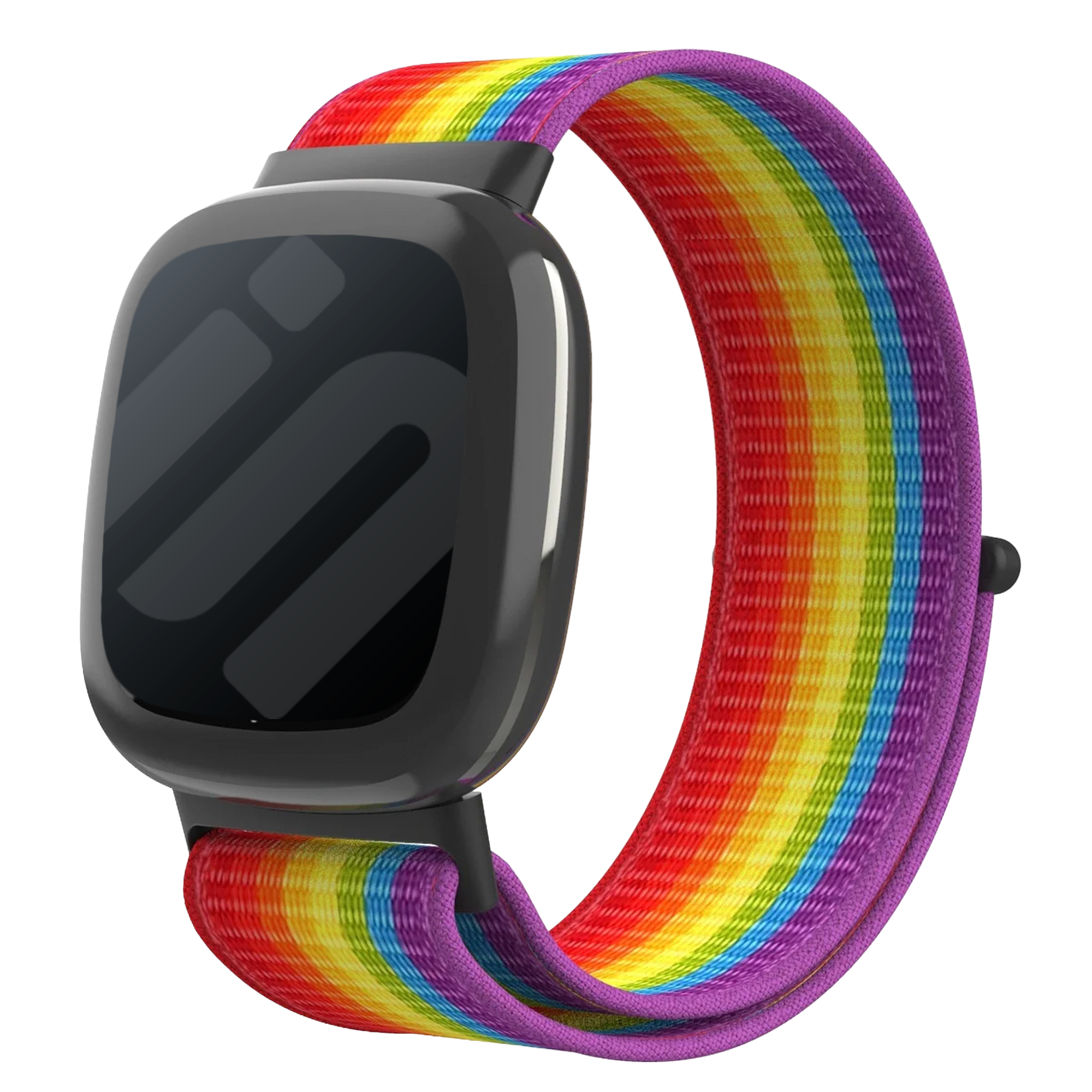 Fitbit Sense 2 Nylon Strap (Rainbow)