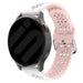 Samsung Galaxy Watch 42mm Silicone Strap Patterned (White/Pink) Samsung Galaxy Watch 42mm Silicone Strap Patterned (White/Pink)