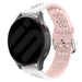 Samsung Galaxy Watch 7 - 40mm Patterned Silicone Strap (White/Pink) Samsung Galaxy Watch 7 - 40mm Patterned Silicone Strap (White/Pink)