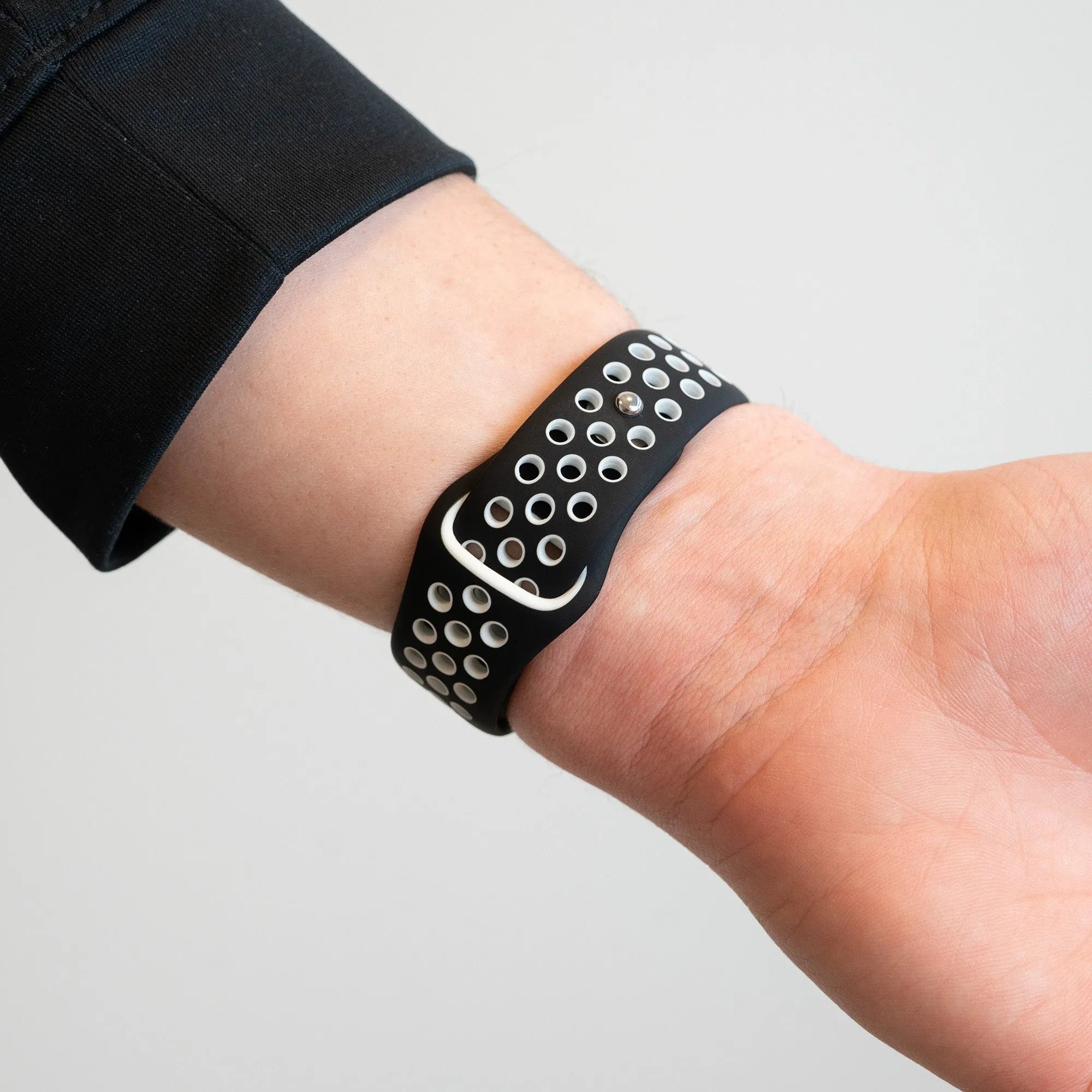 Bandz ICE Fit RT 3.0 - 36mm Sport Strap 'Deluxe' (Black/White)