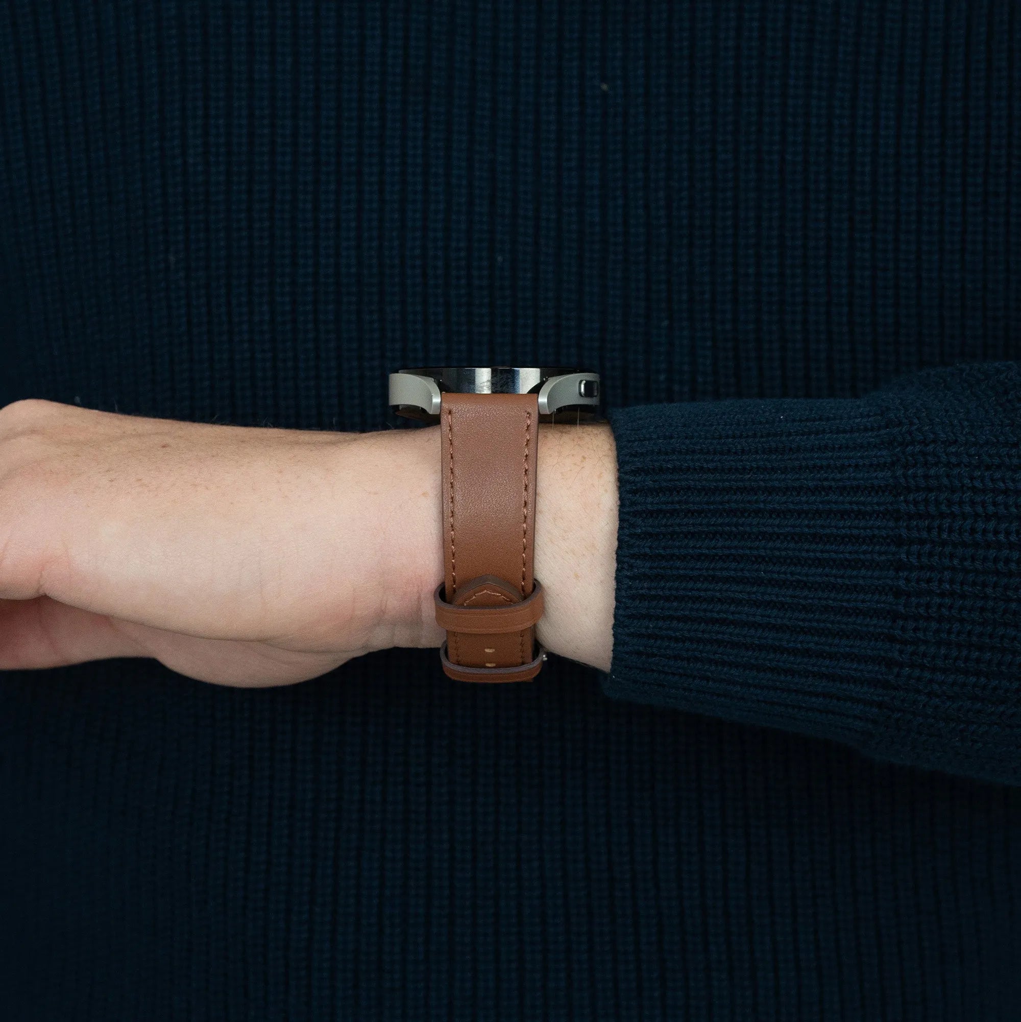 Bandz Coros Pace 2 Leather Strap 'Deluxe' (Brown)