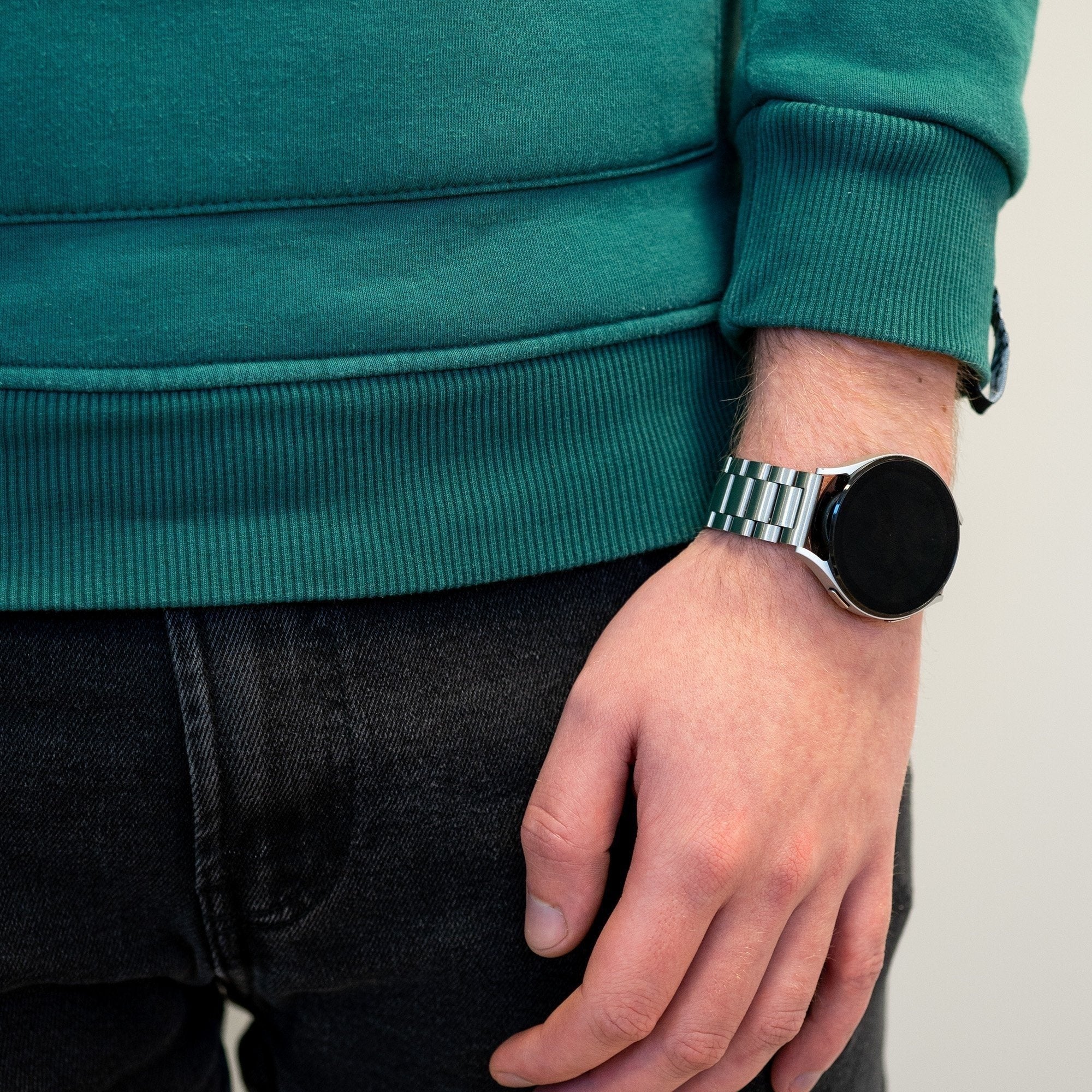 Bandz Coros Pace 3 Steel Strap 'Classic' (Silver)