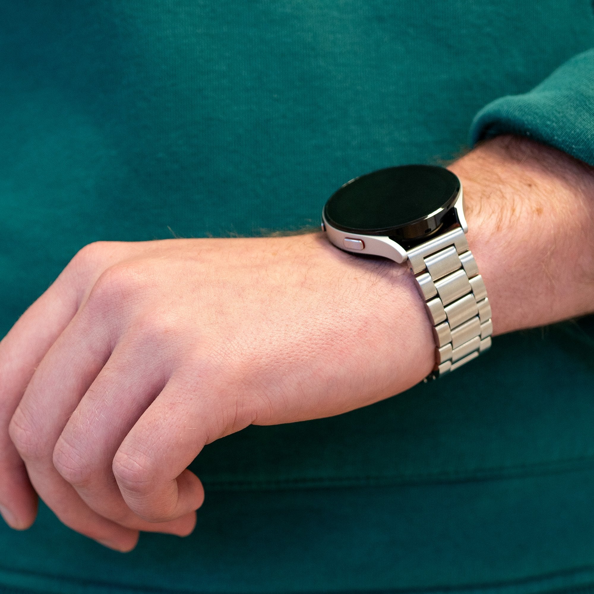 Bandz Garmin Vivomove Style Steel Strap 'Classic' (Silver)