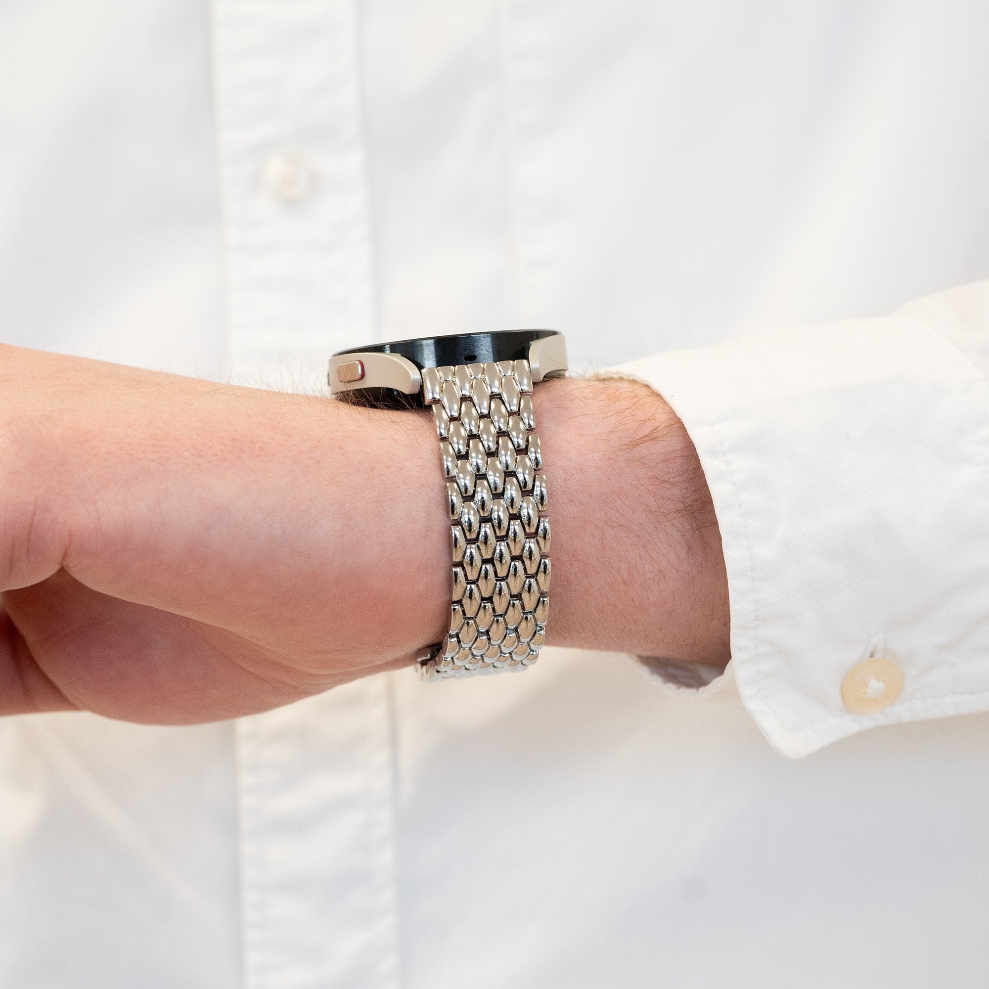 Bandz Coros Apex 2 Steel Strap 'Dragon' (Silver)