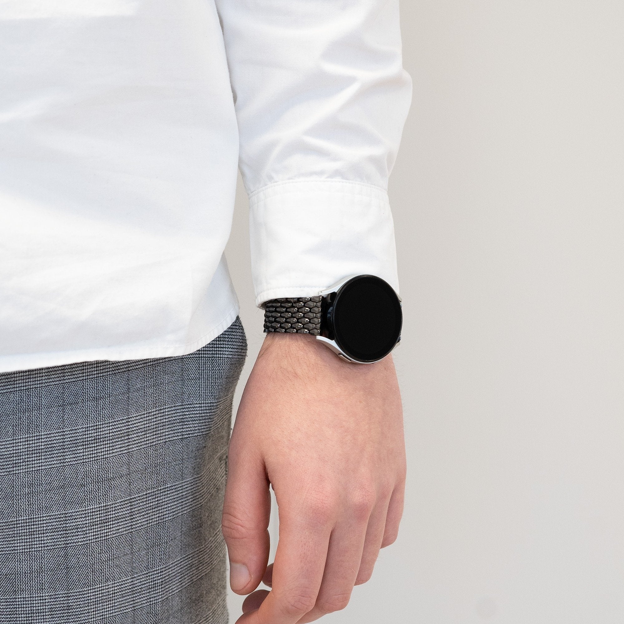 Bandz Xiaomi Watch S4 Sport Steel Strap 'Dragon' (Black)