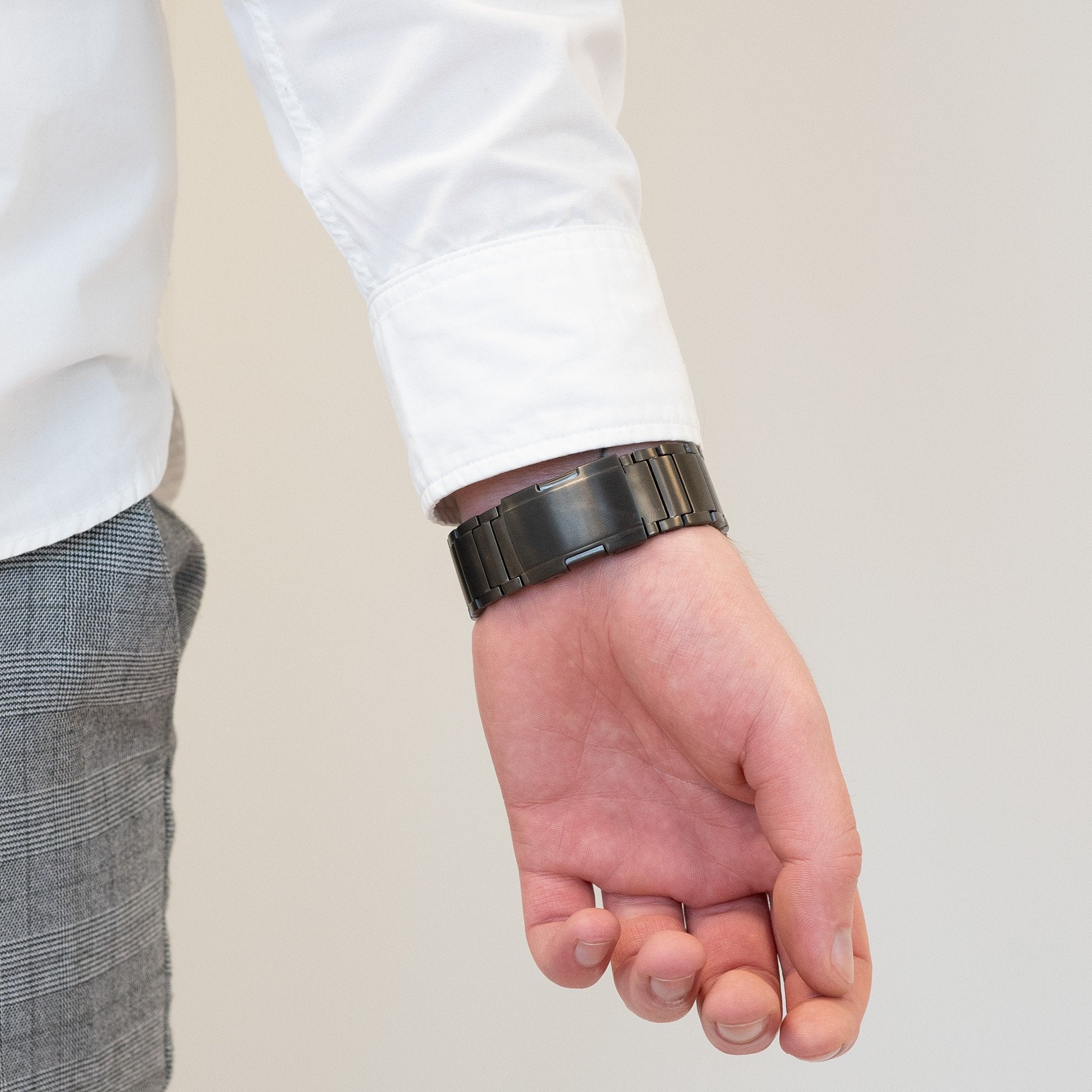 Bandz Huawei Watch Ultimate 2 Titanium Link Strap (Graphite)