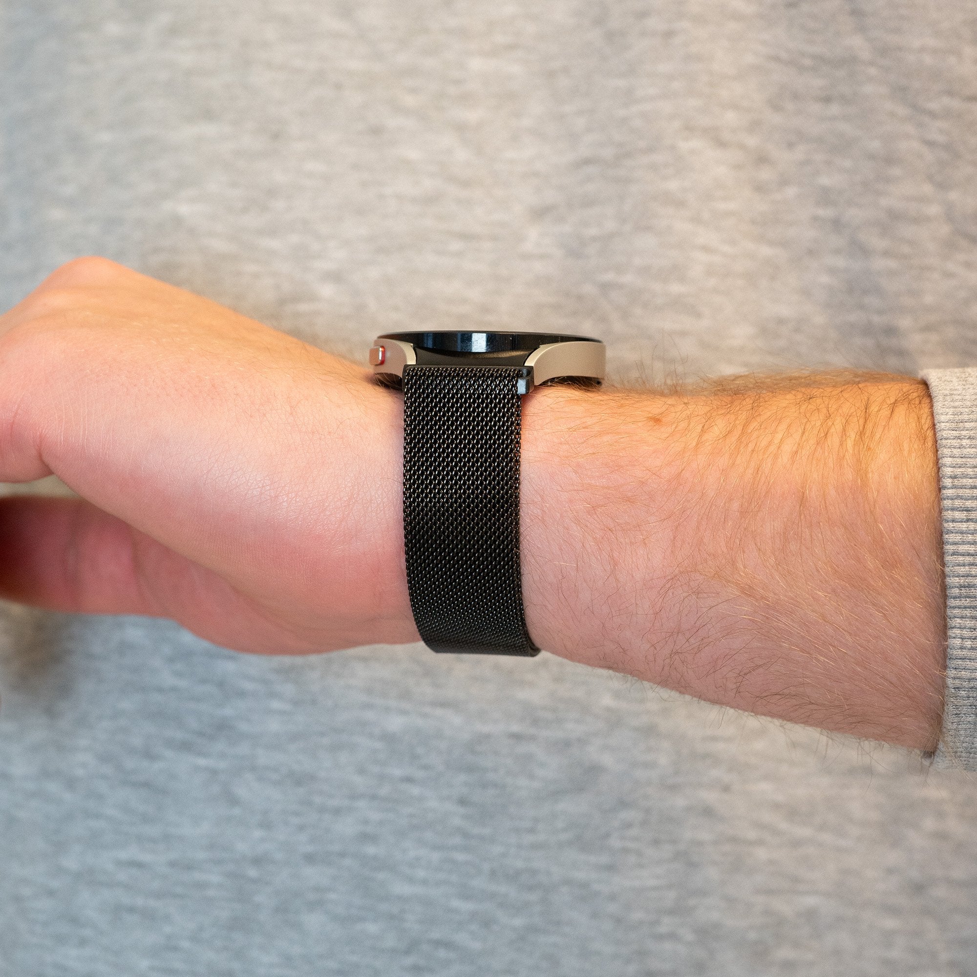 Bandz Samsung Galaxy Watch 5 Pro Milanese Loop Strap (Black)