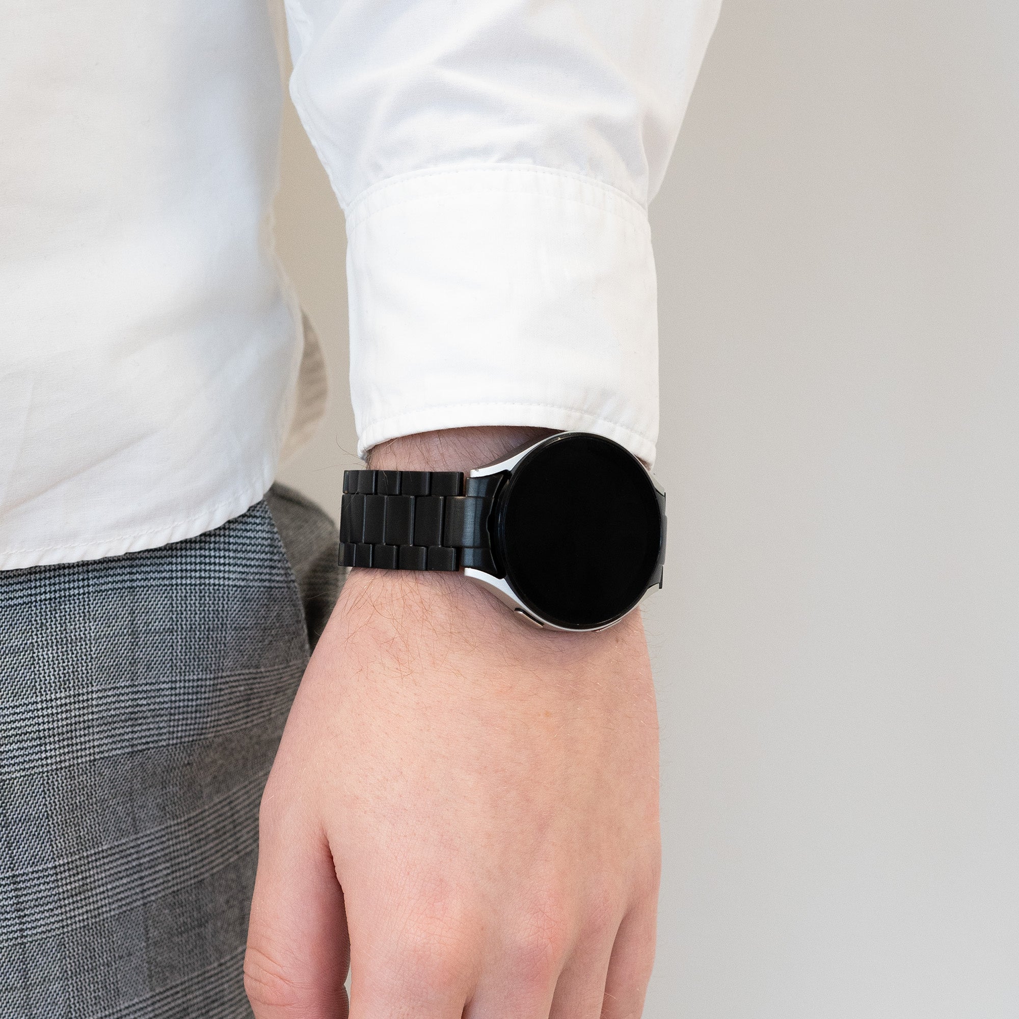 Bandz Samsung Galaxy Watch 6 Classic 47mm Titanium Strap 'Classic' (Black)