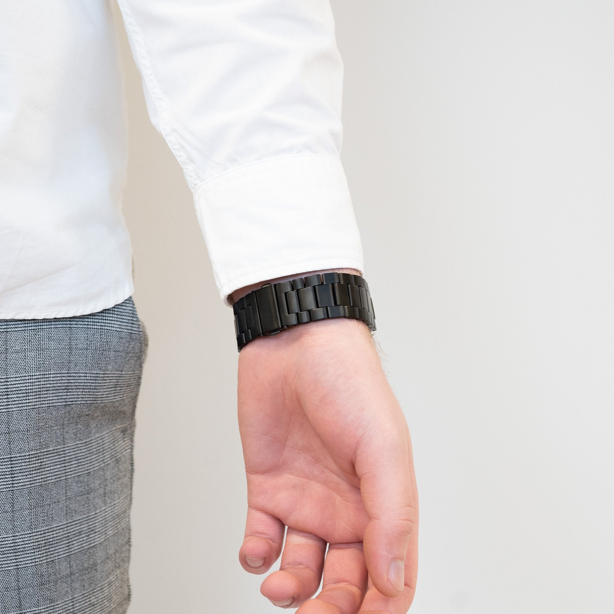 Bandz Samsung Galaxy Watch 6 Classic 47mm Titanium Strap 'Classic' (Black)