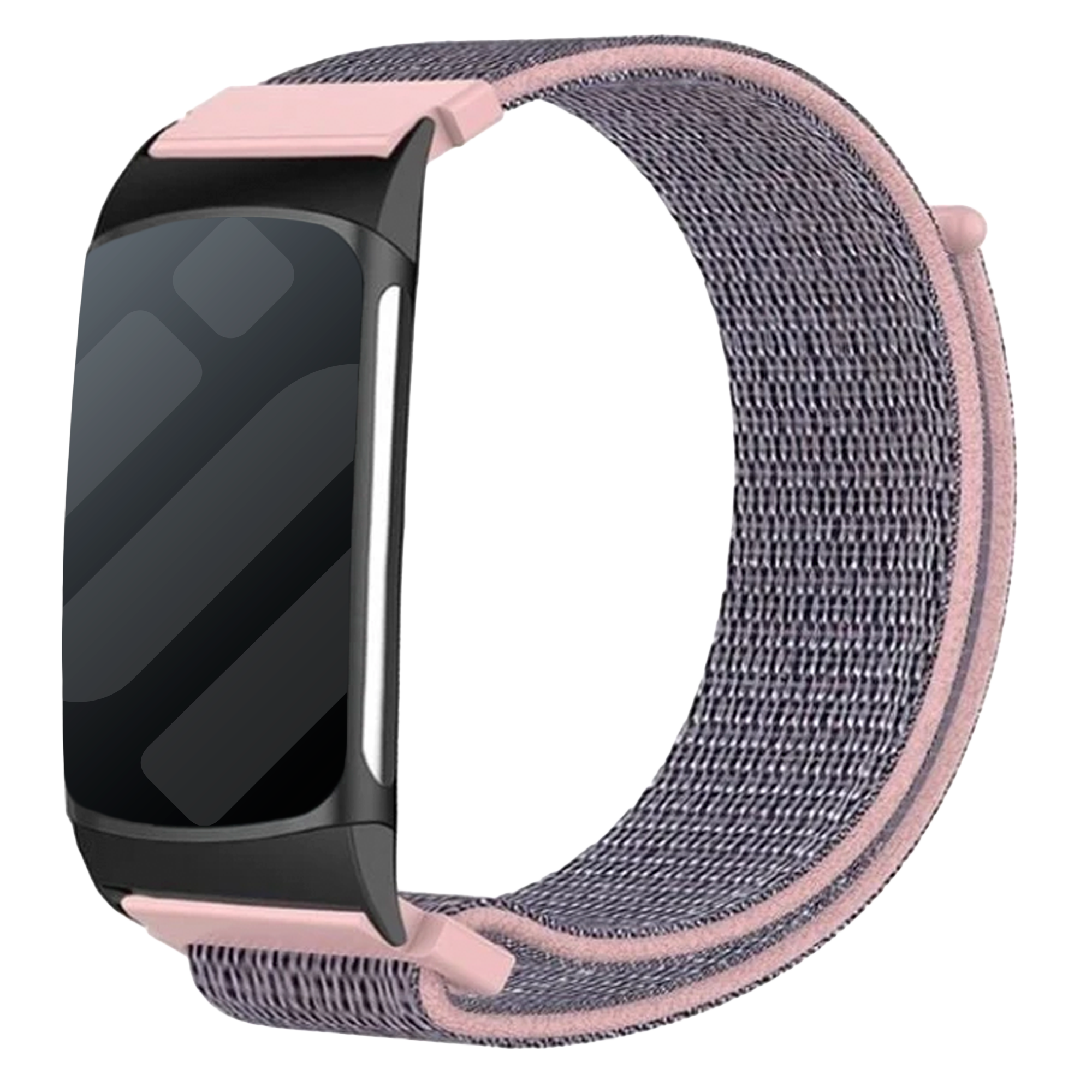 Fitbit Charge 5 Nylon Strap (Pink)