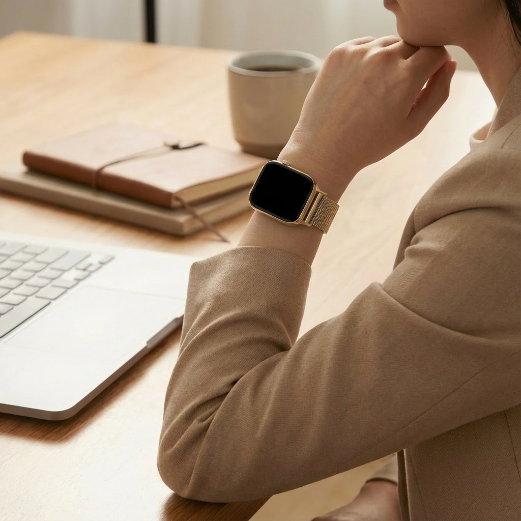 Redmi Watch 5 Milanese Strap (Champagne)