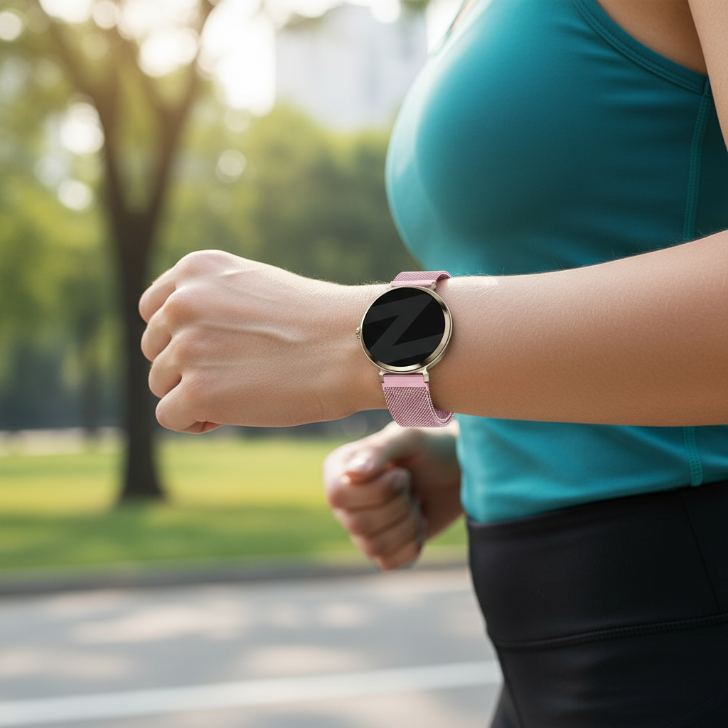 Bandz Garmin Lily 2 Milanese Loop Strap (Pink)