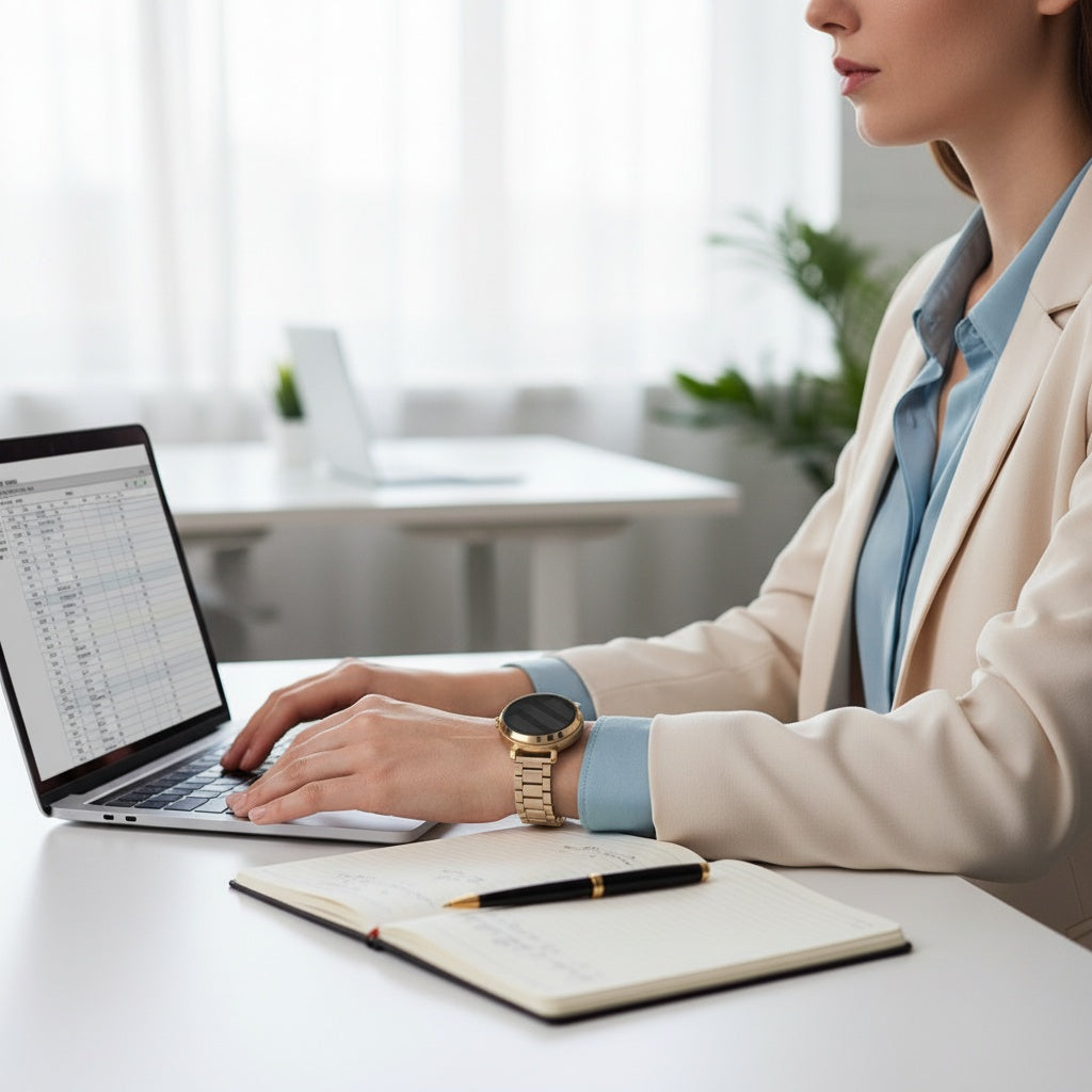 Garmin Lily 2 Steel Strap (Champagne Gold)