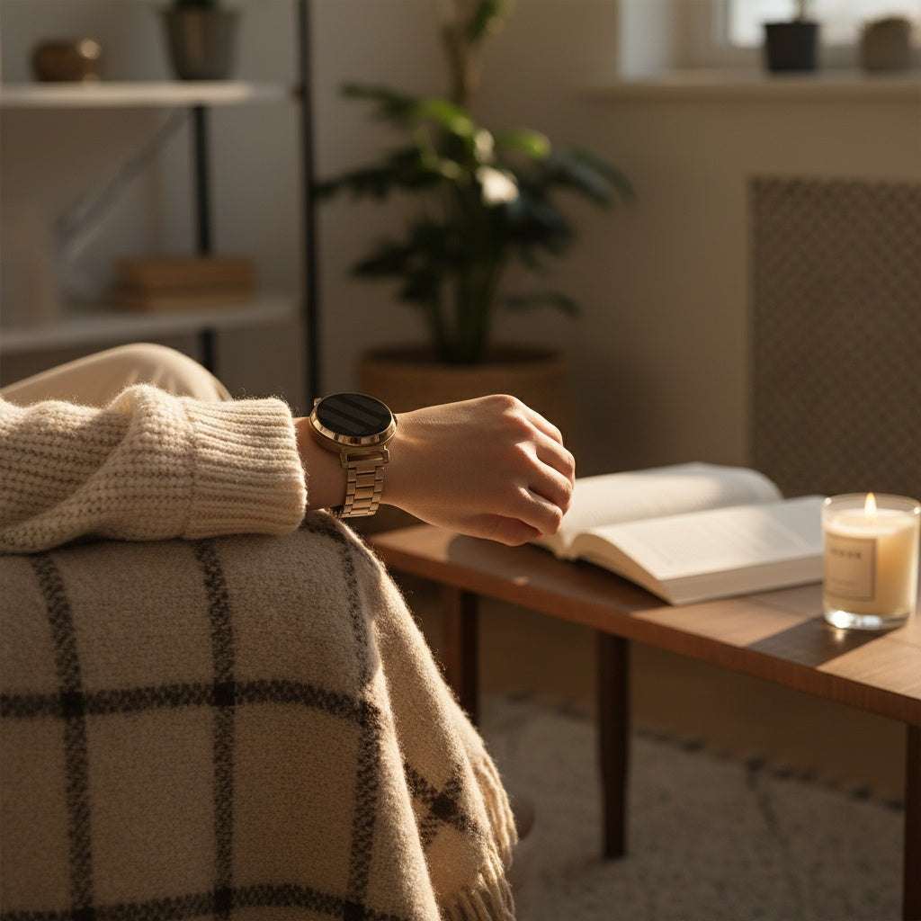 Garmin Lily 2 Steel Strap (Champagne Gold)