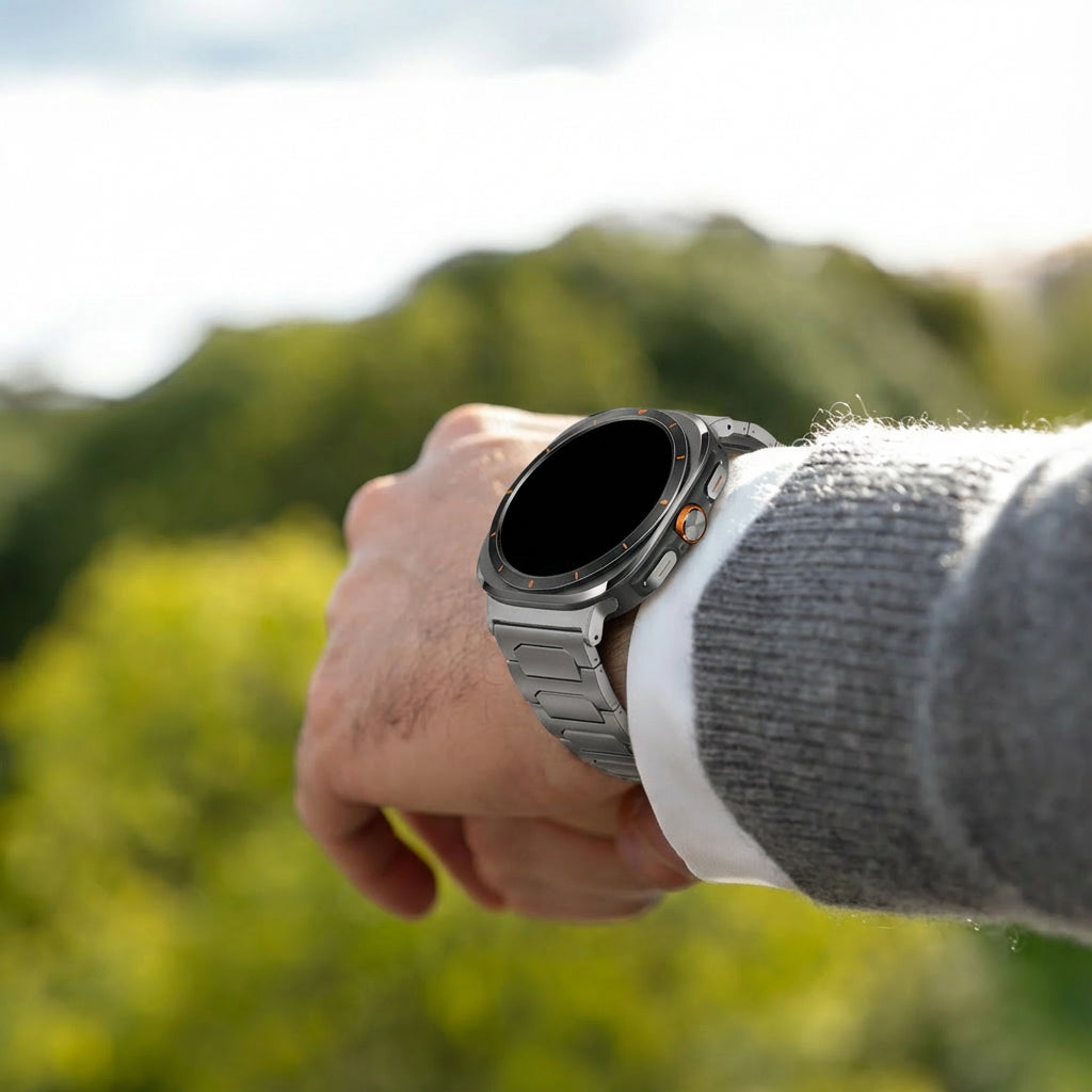 Bandz Samsung Galaxy Watch Ultra Titanium Strap 'Deluxe' (Titanium)