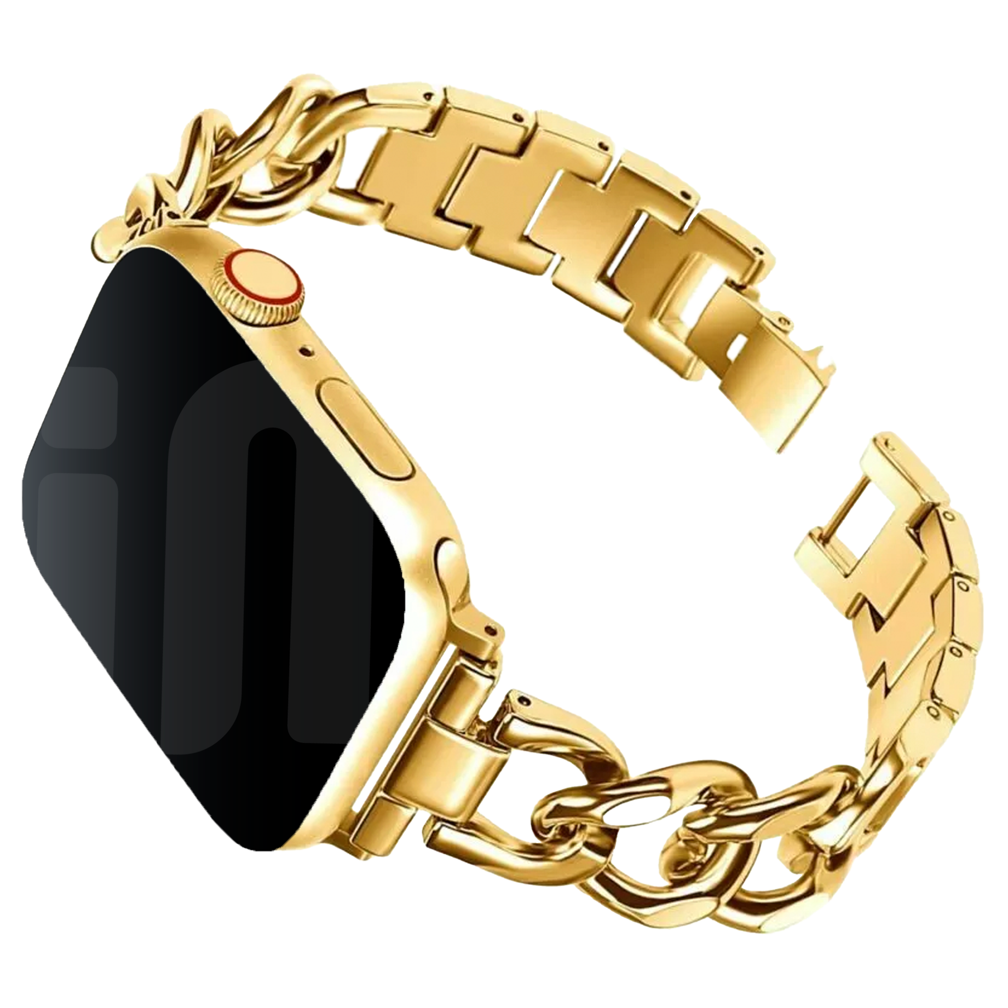 Apple Watch Steel Chain Strap (Gold)