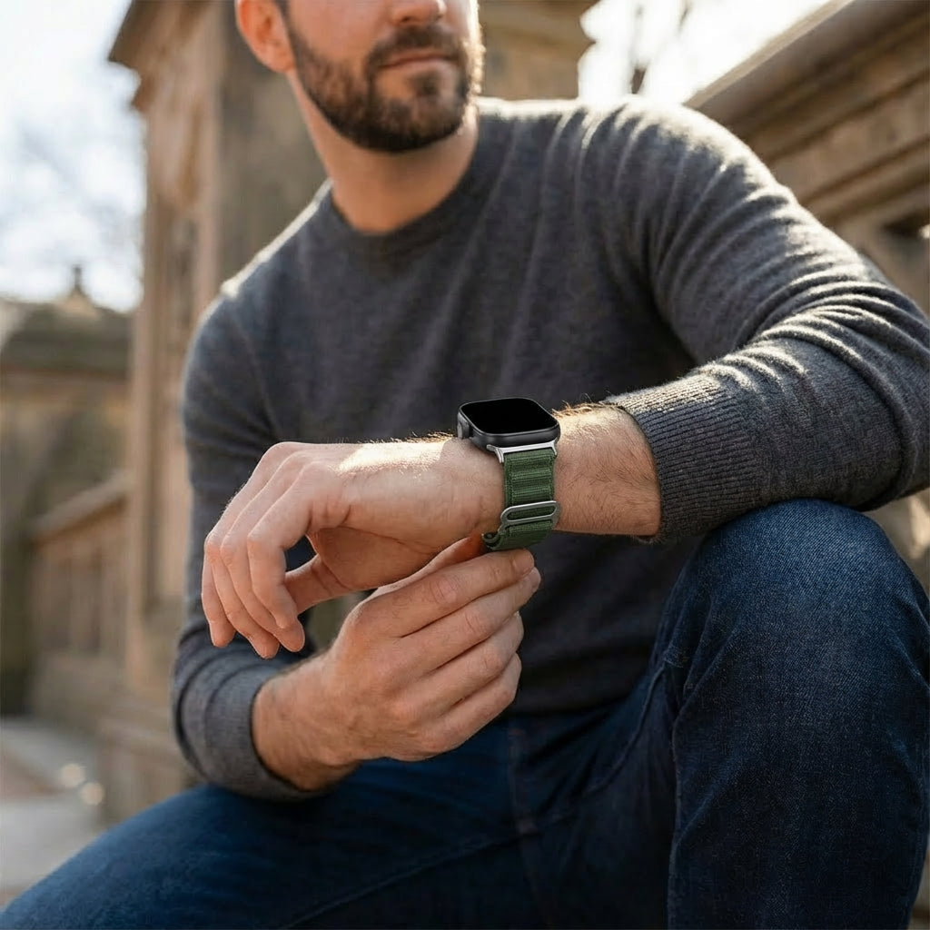 Redmi Watch 5 Alpine Nylon Strap (Green)