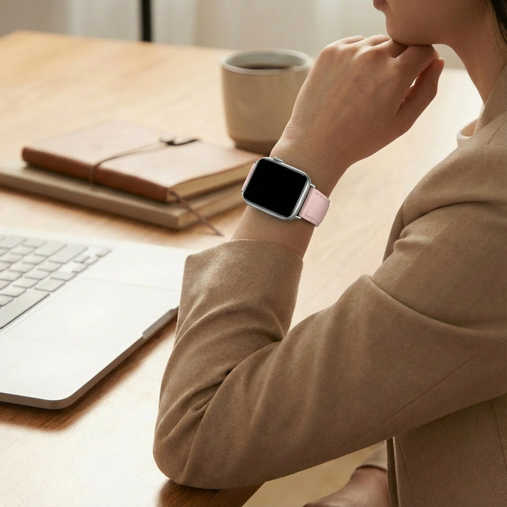 Redmi Watch 5 Leather Strap (Pink)