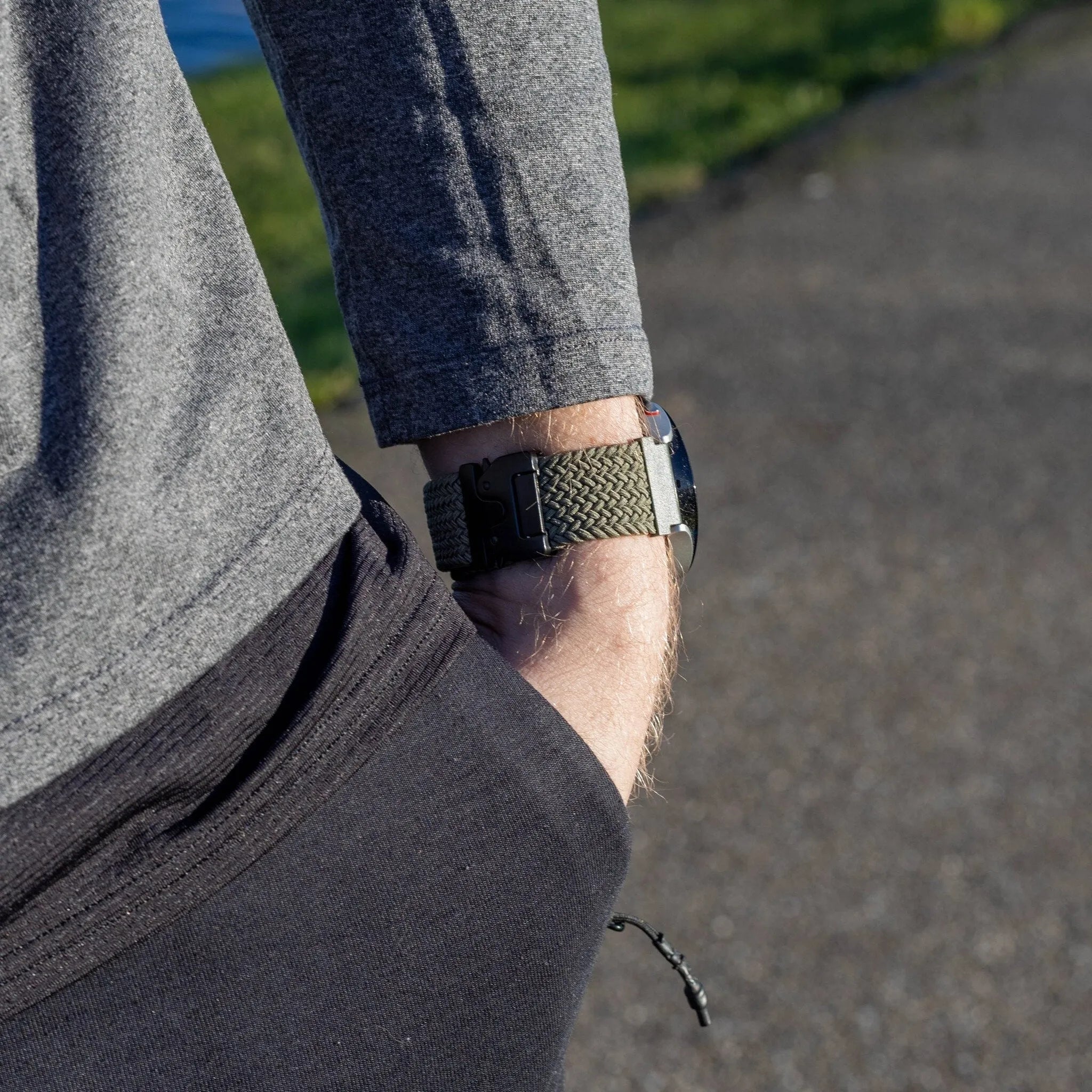 Oppo Watch X2 Woven Strap with P-Buckle (Green)