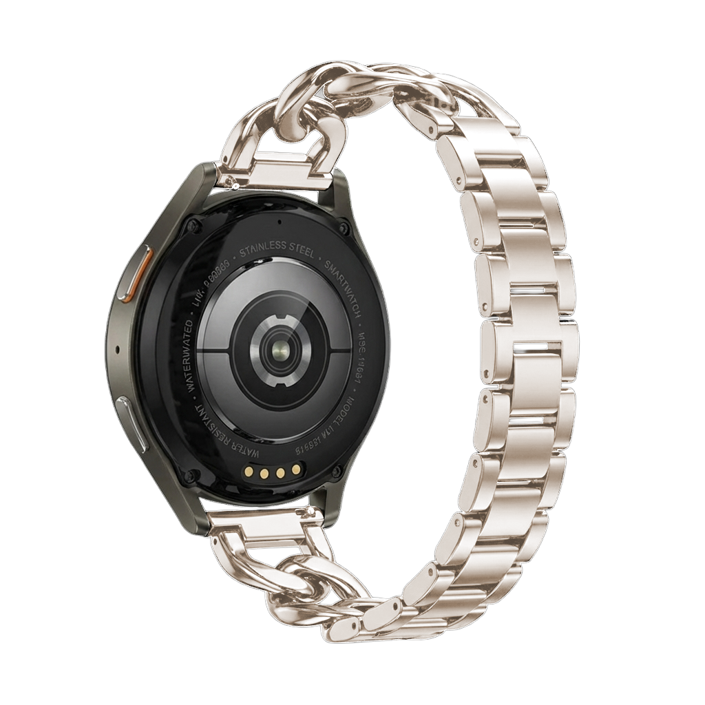 Samsung Gear Sport Steel Chain Strap (Starlight)