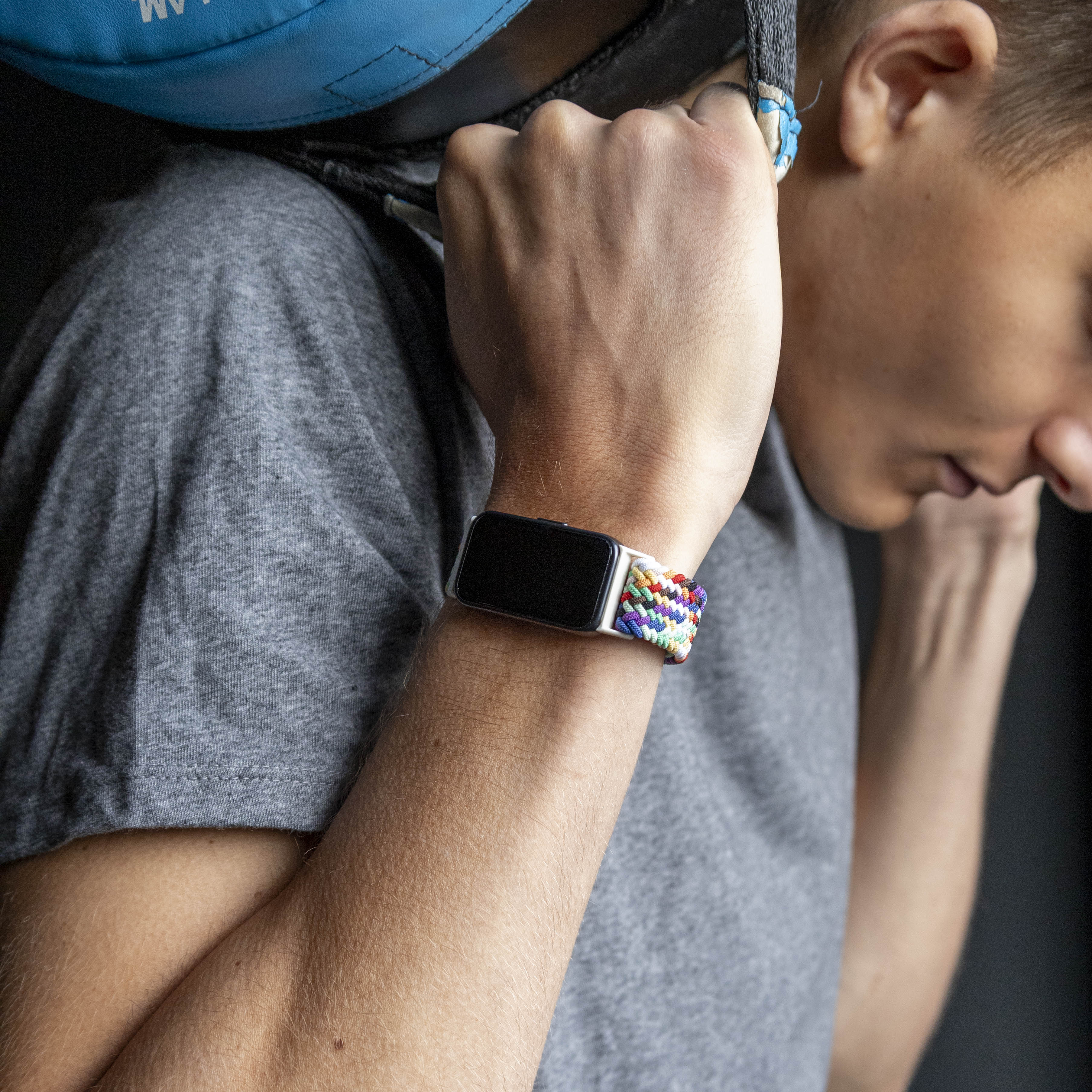 Huawei Band 10 Woven Strap (Rainbow)