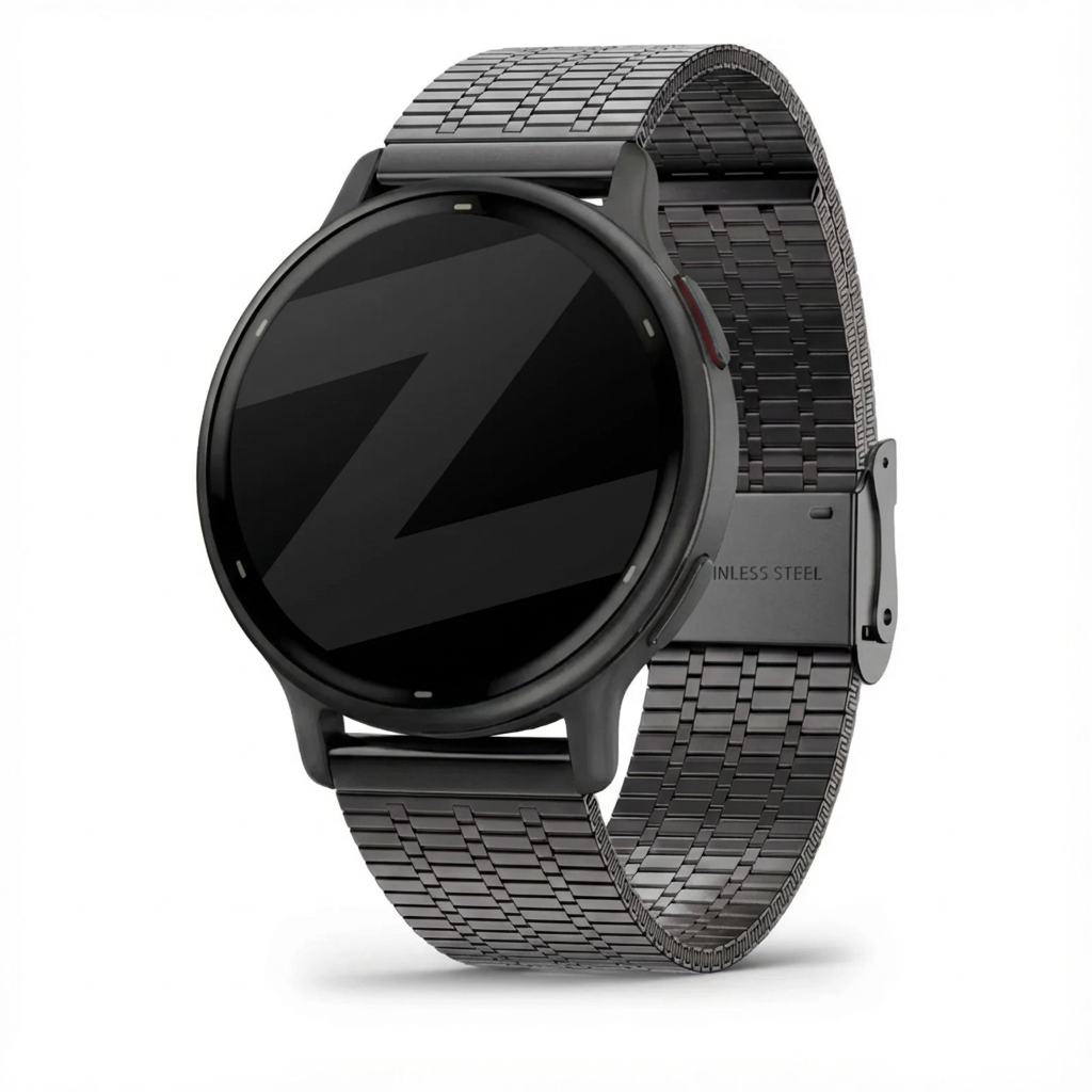 Bandz Garmin Vivoactive 5 Adjustable Steel Strap (Black)