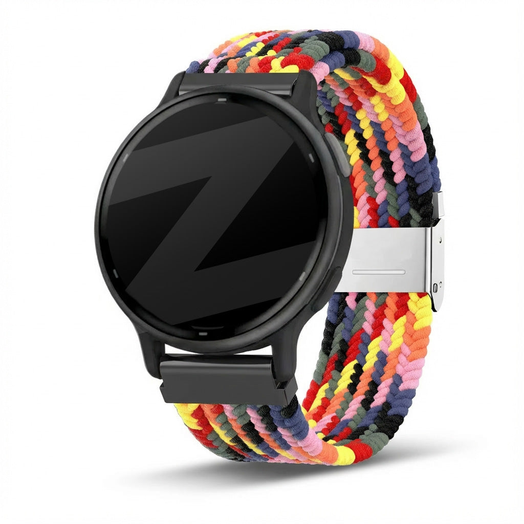 Bandz Garmin Vivoactive 5 Woven Nylon Strap (Colourful)
