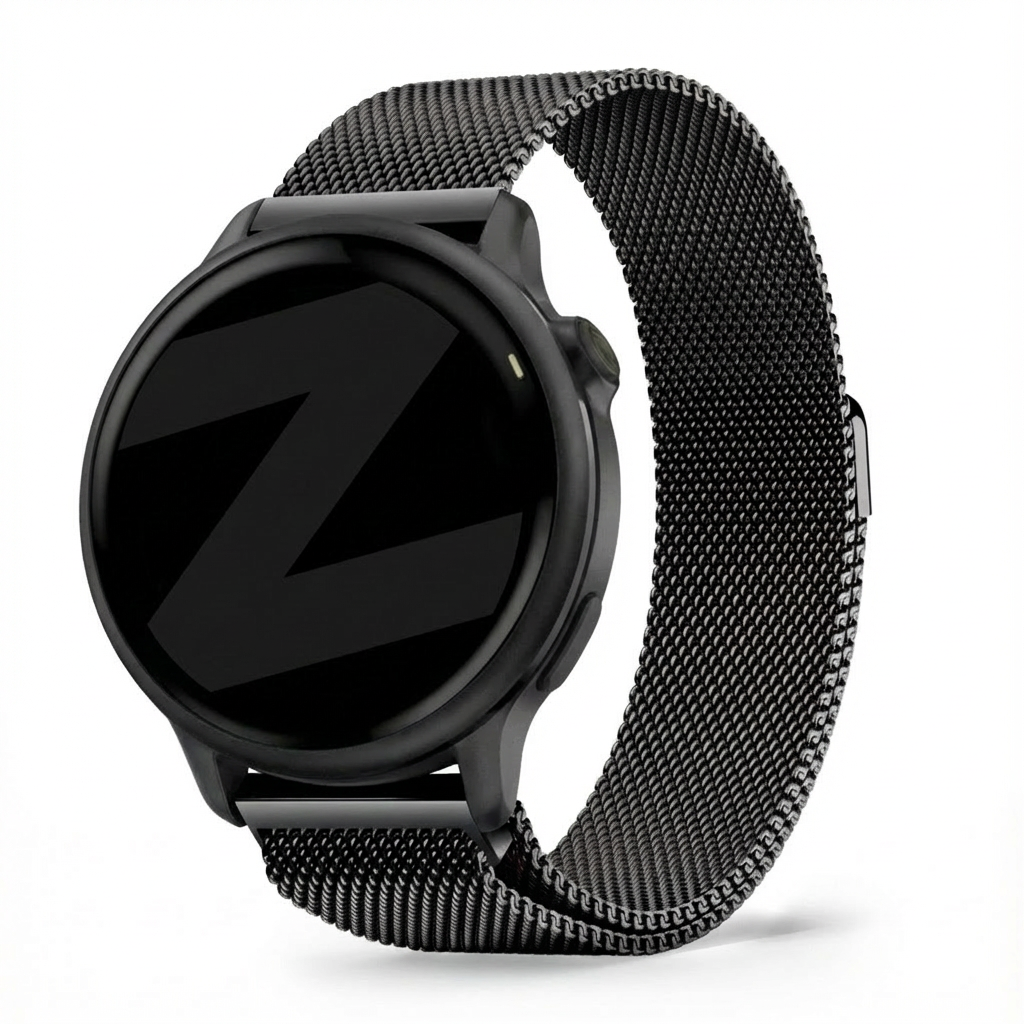 Bandz Garmin Vivoactive 6 Milanese Loop Strap (Black)