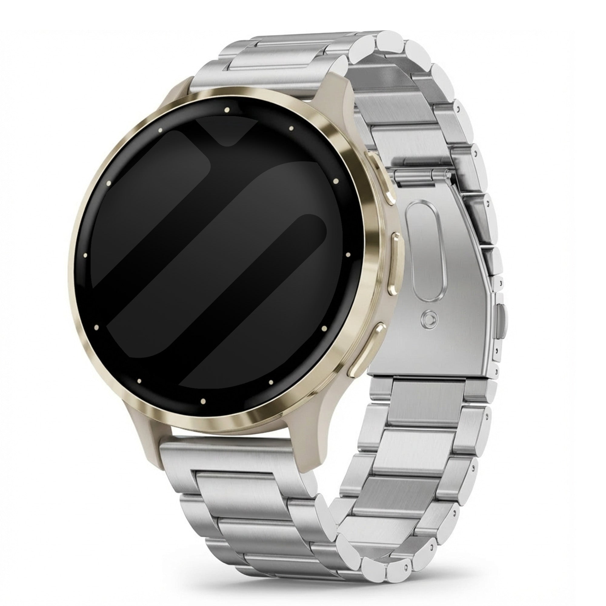 Garmin Venu 3s Steel Strap (Silver)