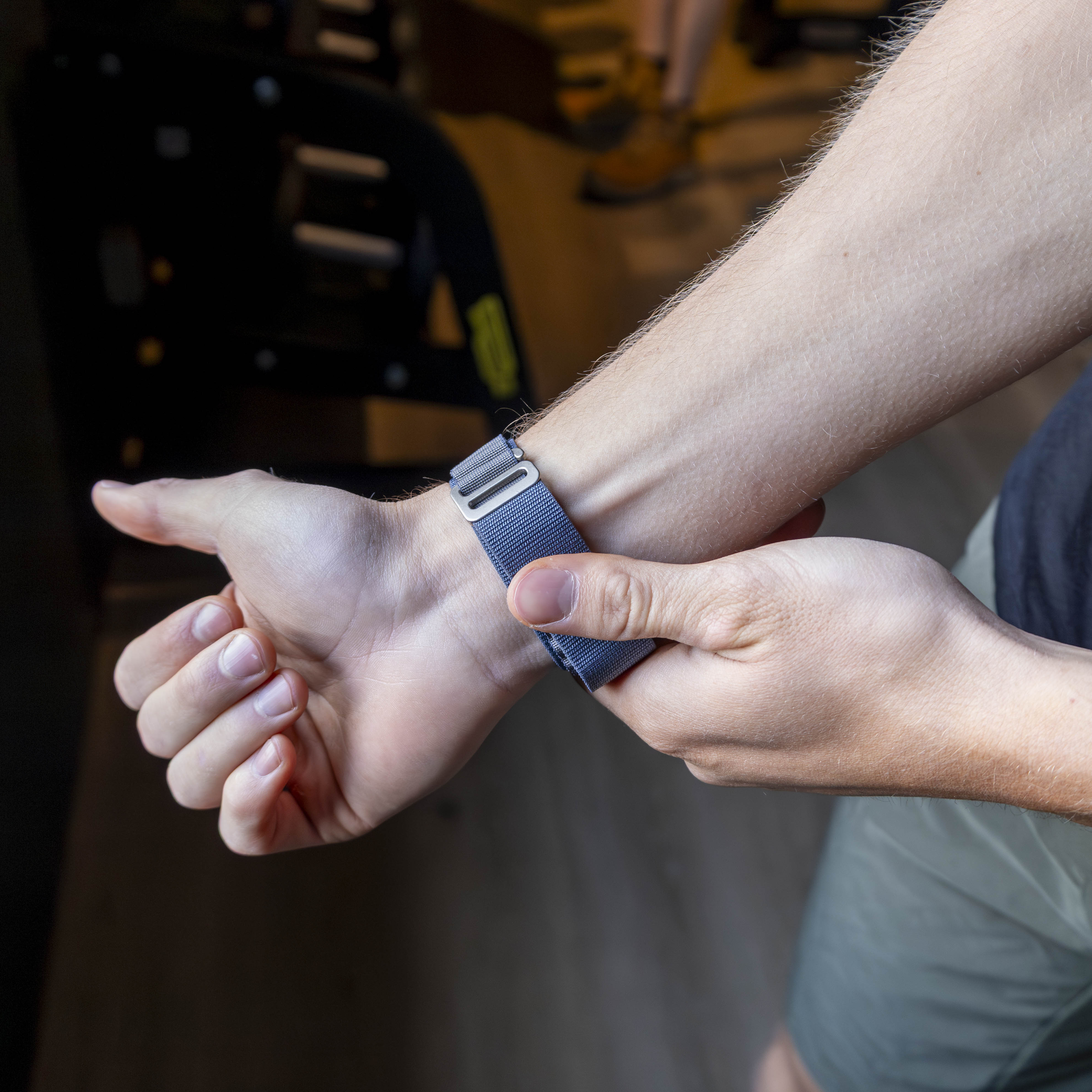 Bandz Xiaomi Amazfit GTS Alpine Nylon Strap (Greyblue)