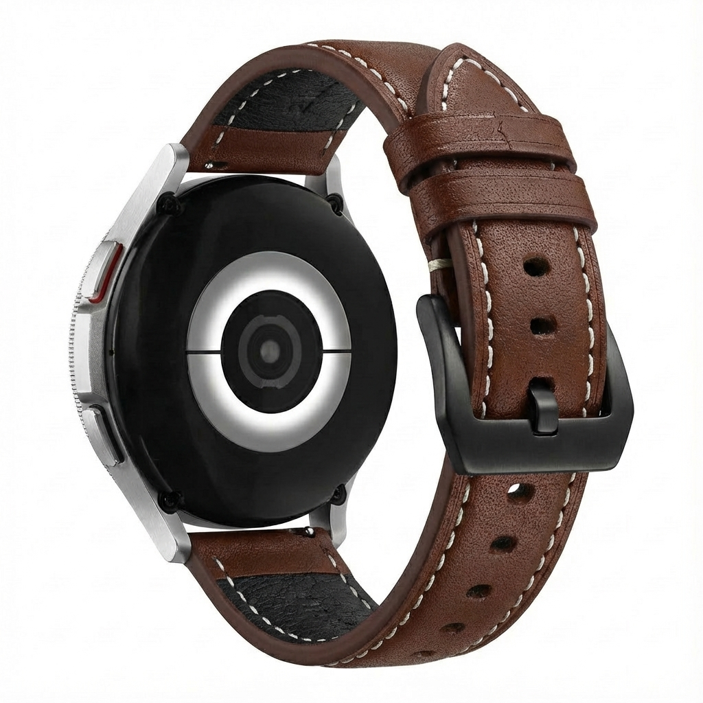 Coros Apex 4 - 46mm Genuine Leather Strap (Coffee Brown)