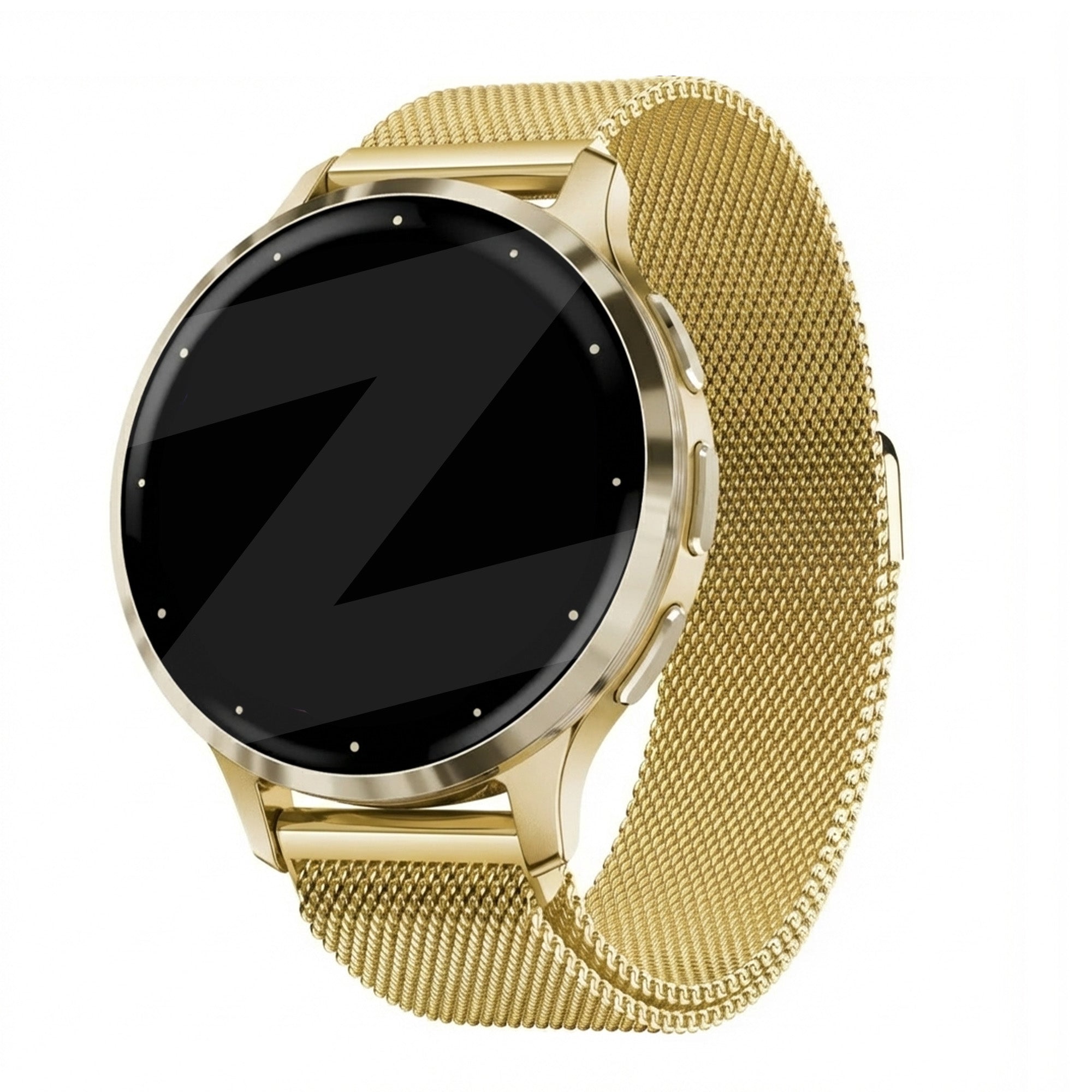 Bandz Garmin Venu 3s Milanese Loop Strap (Gold)