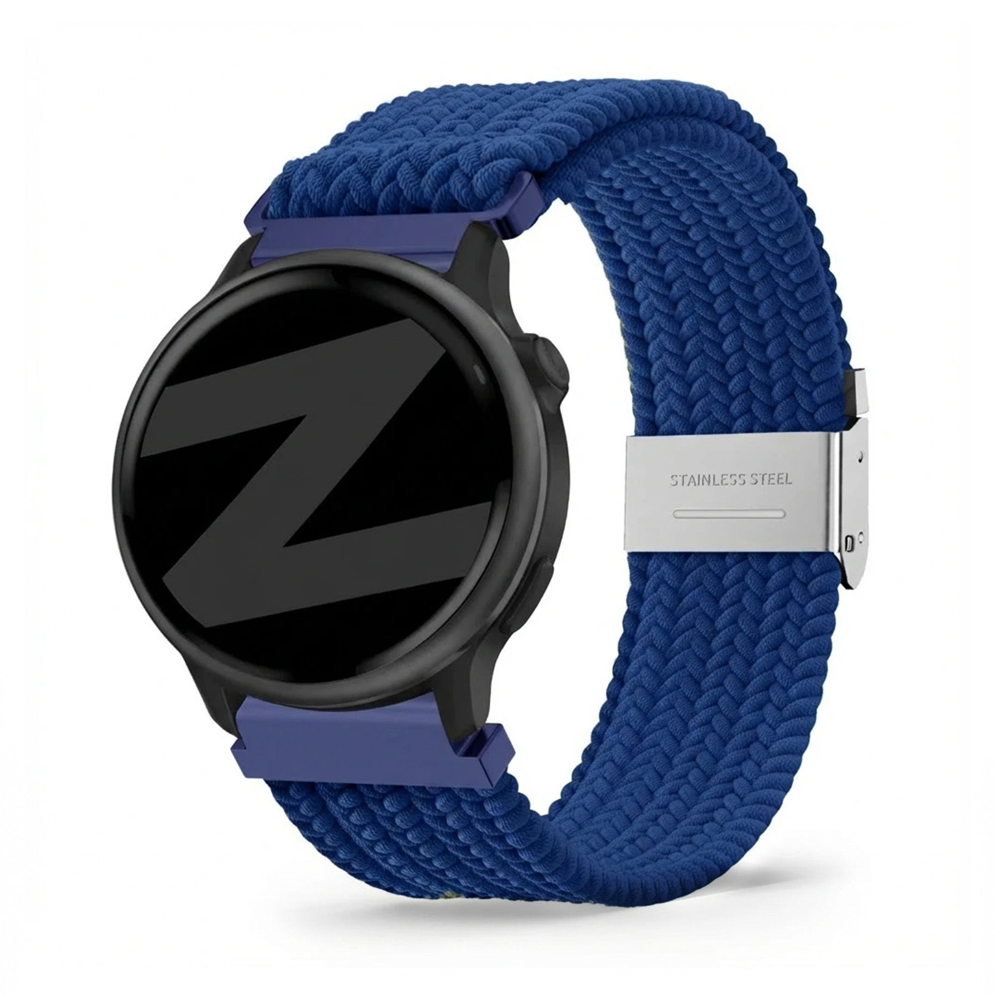 Bandz Garmin Vivoactive 6 Woven Nylon Strap (Blue)