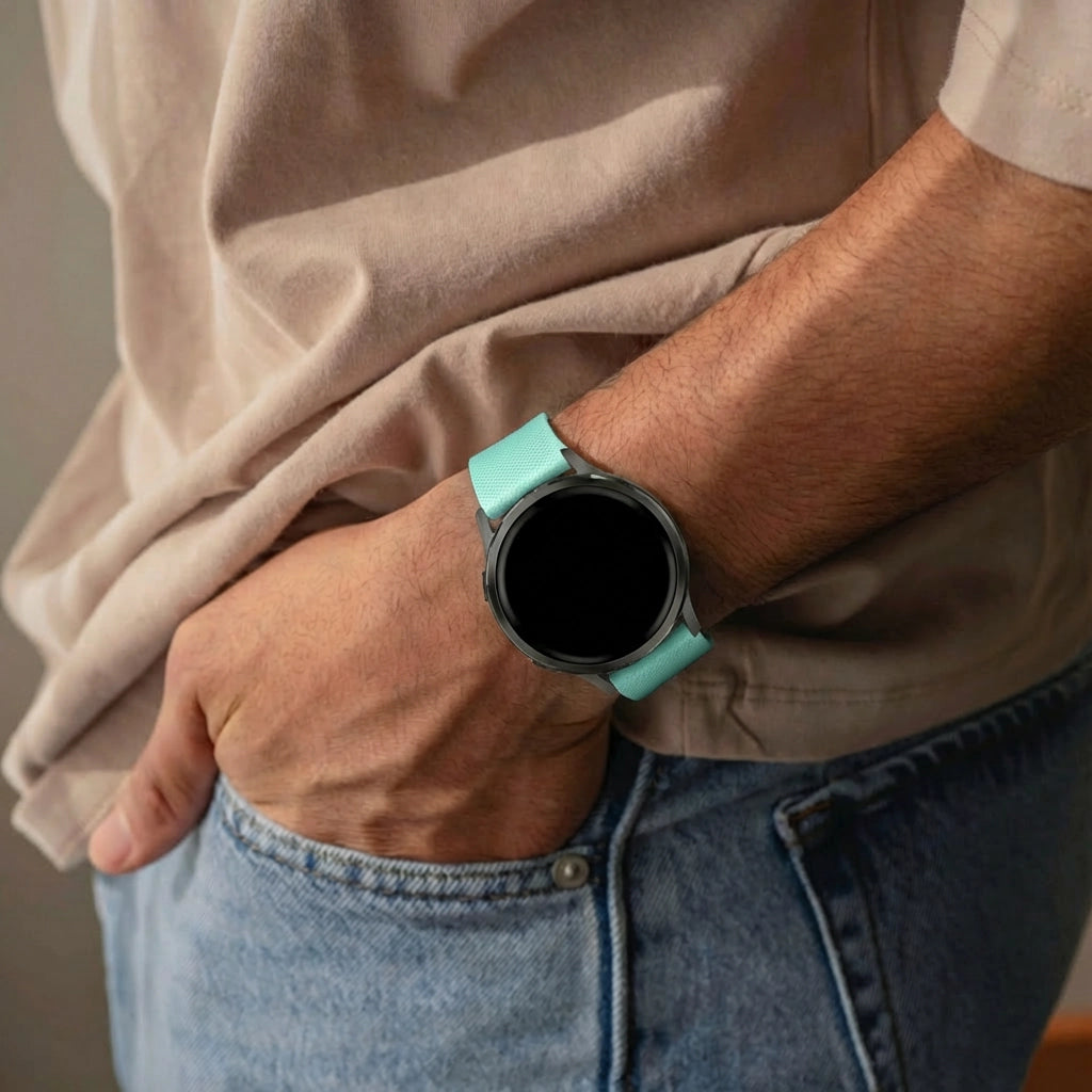 Bandz Garmin Forerunner 645 Silicone Strap 'Premium' (Aqua)