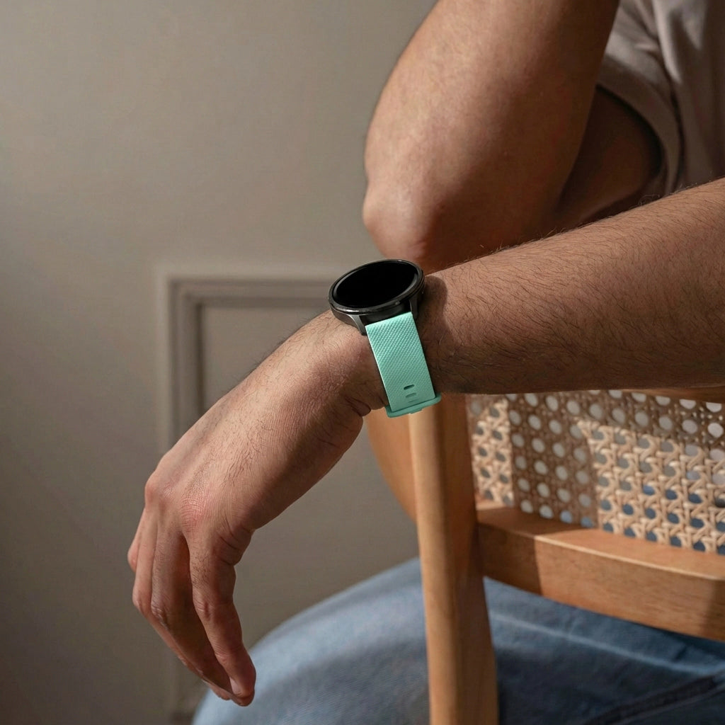 Bandz Garmin Venu 3 Silicone Strap 'Premium' (Aqua)