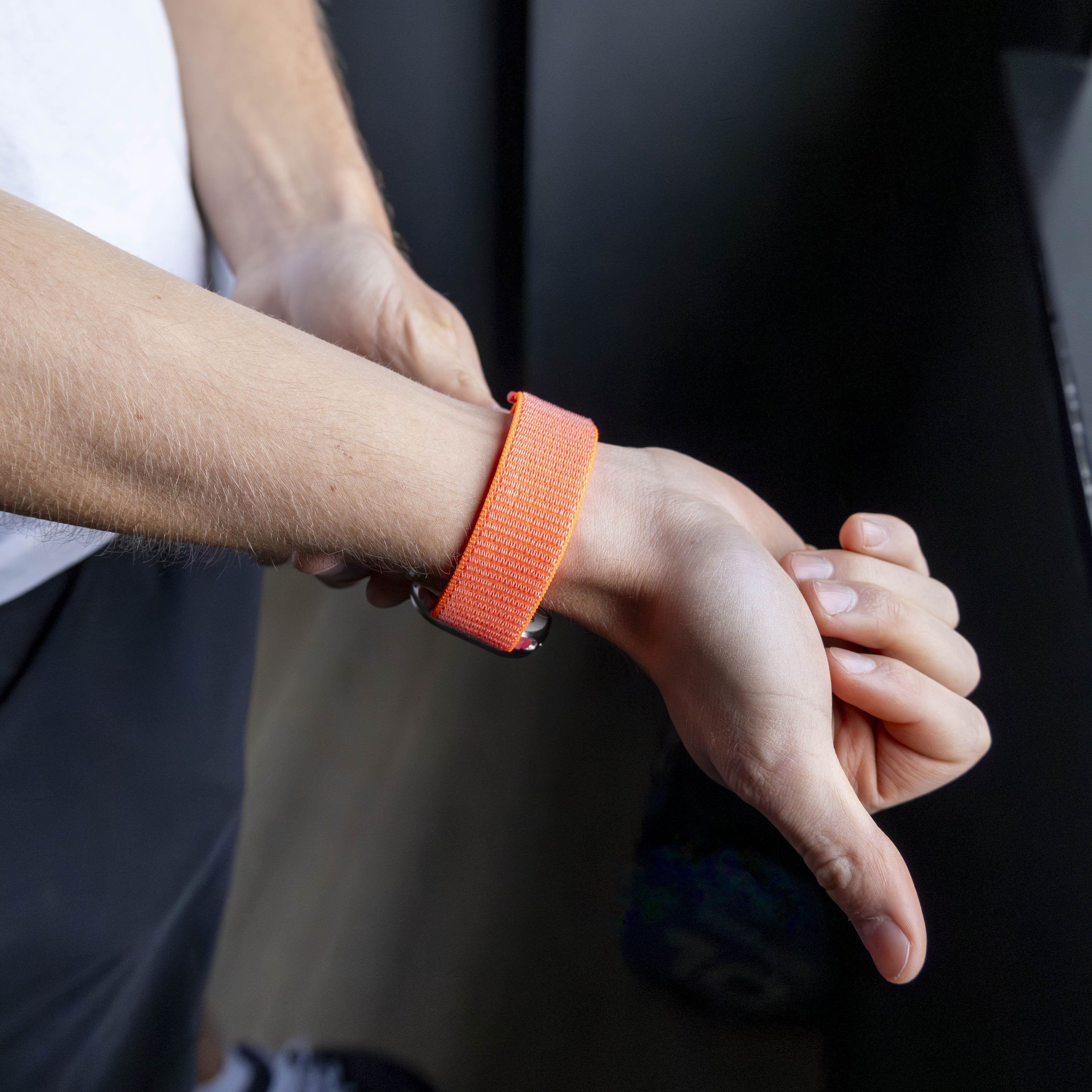 Apple Watch Nylon Strap (Orange)