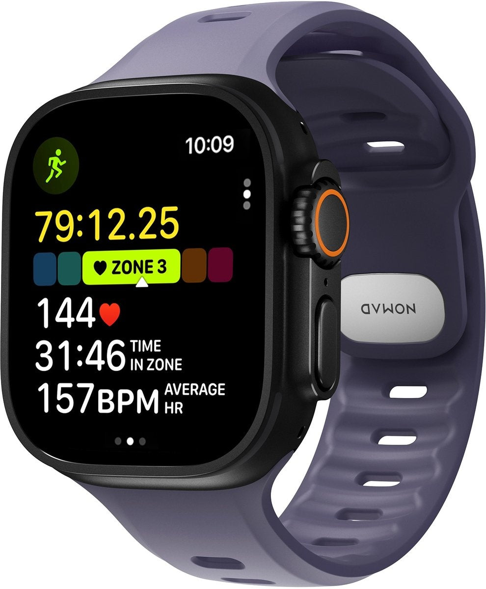 Nomad Apple Watch Silicone Tempo Strap (Purple)