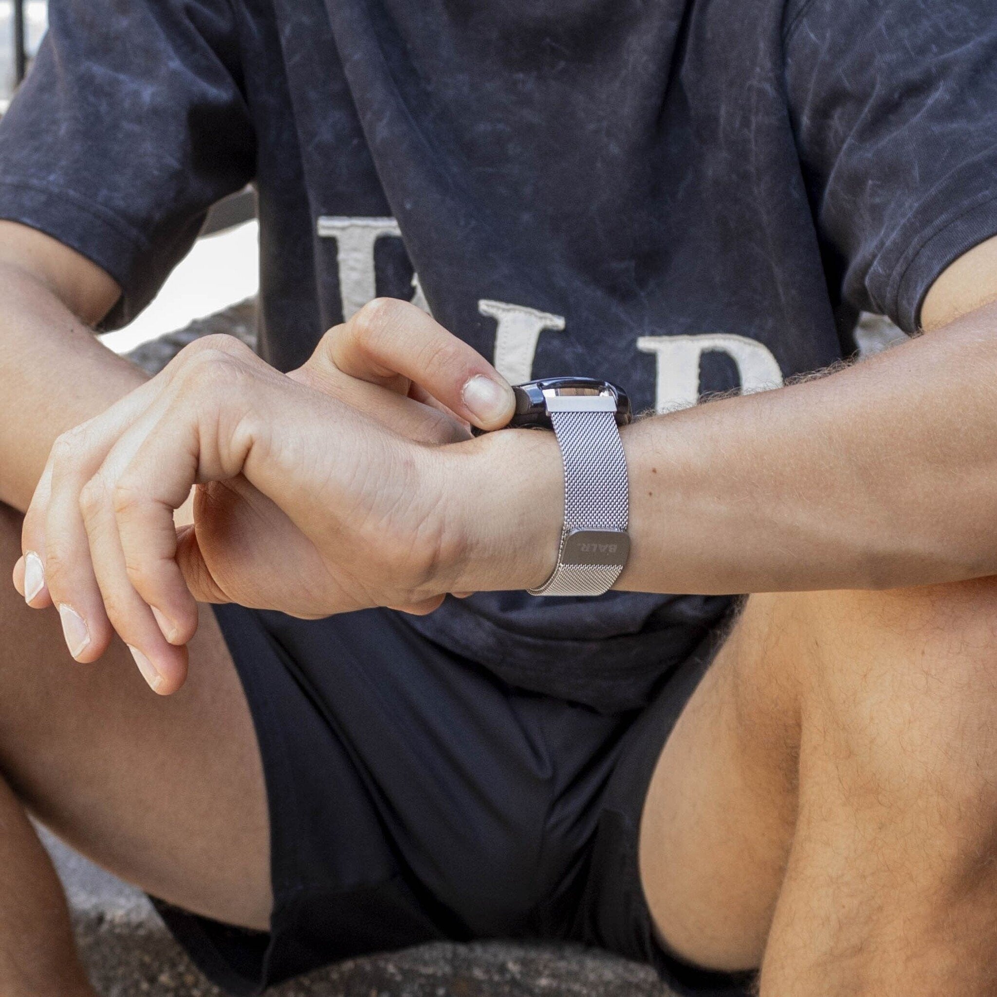 BALR Amazfit GTR 3 (Pro) Milanese Strap (Silver)