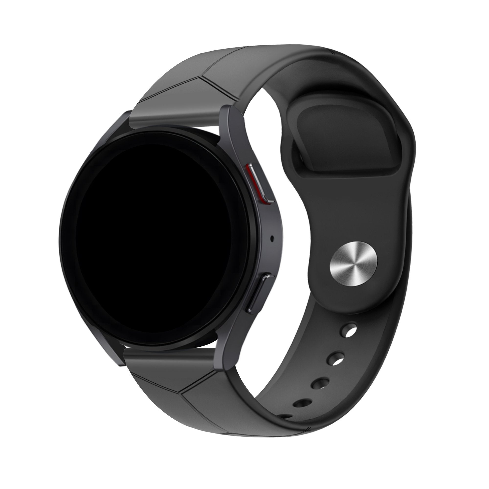 BALR. Withings ScanWatch 2 - 42mm Hexagons Sport Strap (Black)
