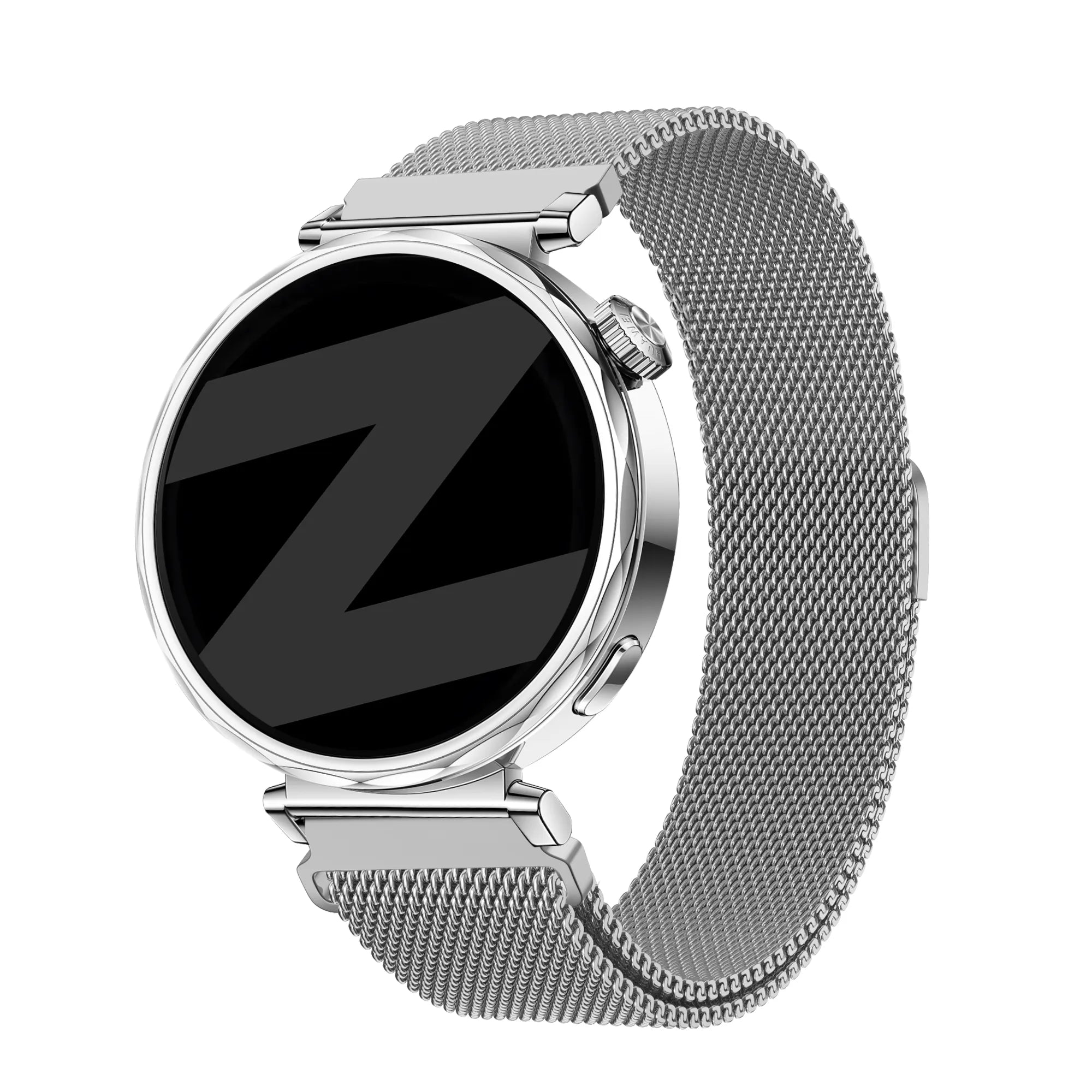 Bandz Huawei Watch GT 5 - 41mm Milanese Strap 'Easy fit' (Silver)