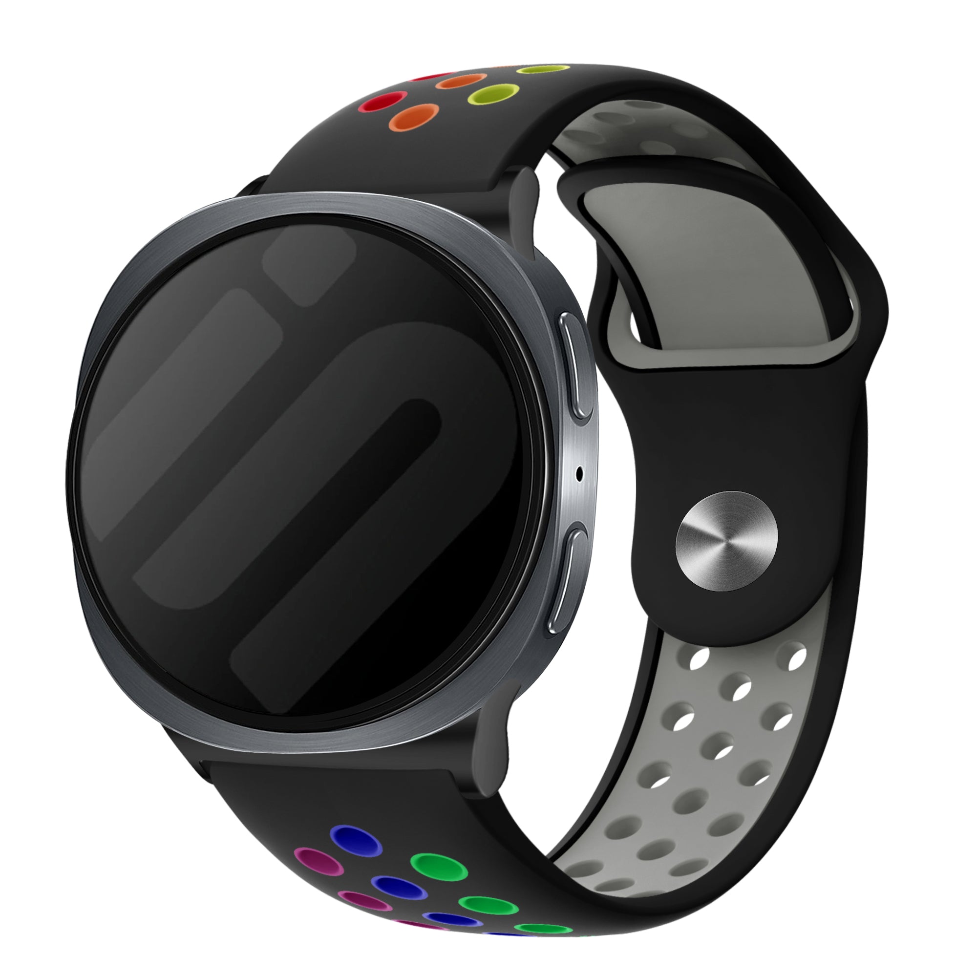 Samsung Galaxy Watch 9 - 40mm Sport Strap (Black/Colourful)