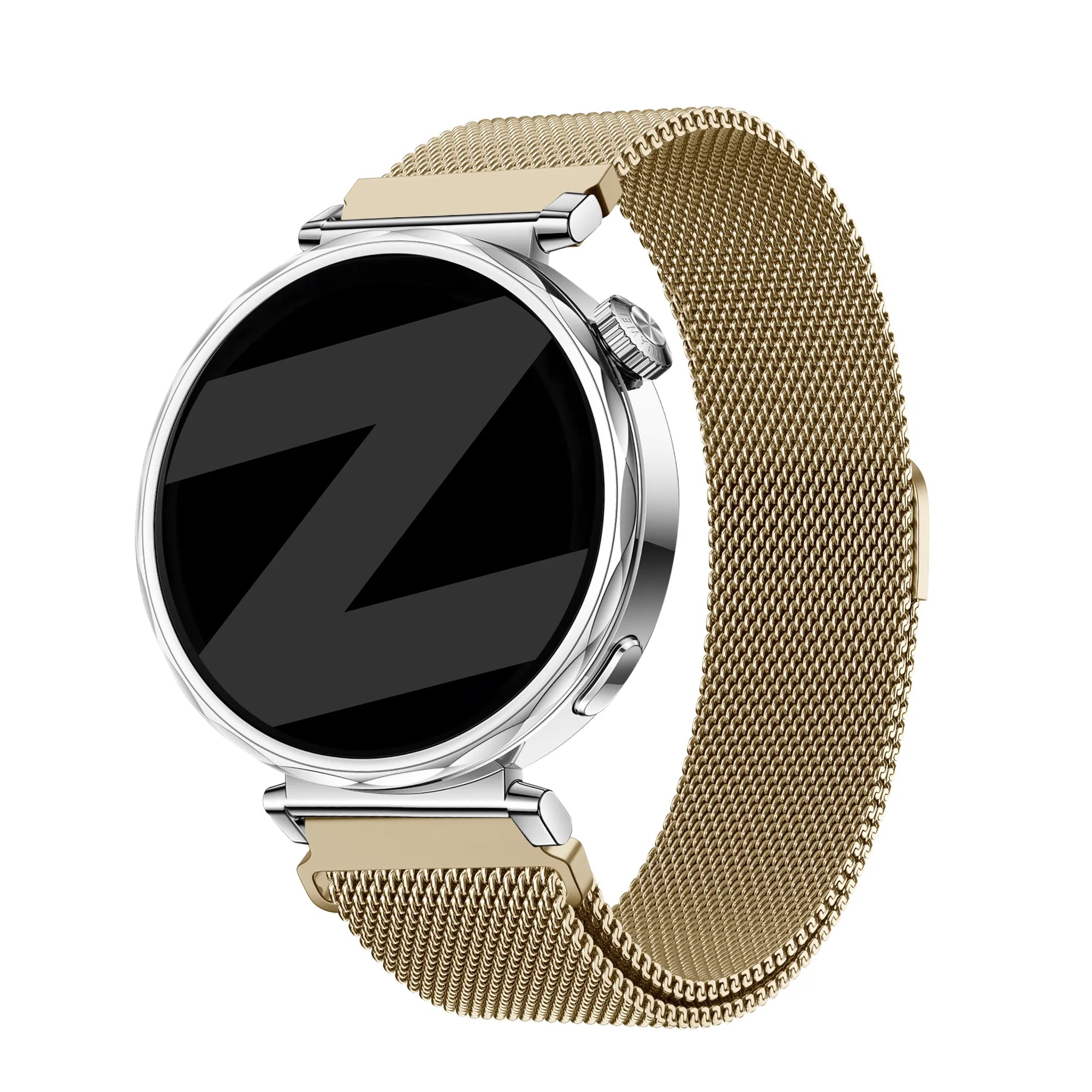 Bandz Huawei Watch GT 5 - 41mm Milanese Strap 'Easy fit' (Gold)